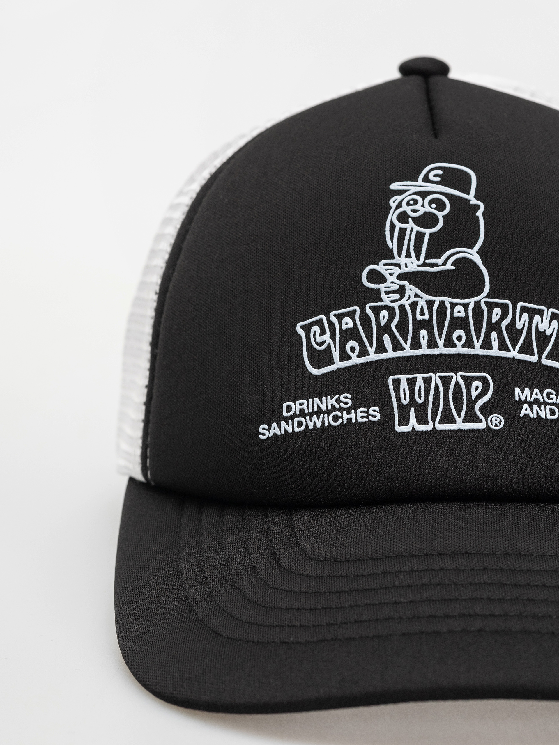 Шапка с козирка Carhartt WIP Sandwich Trucker (black)