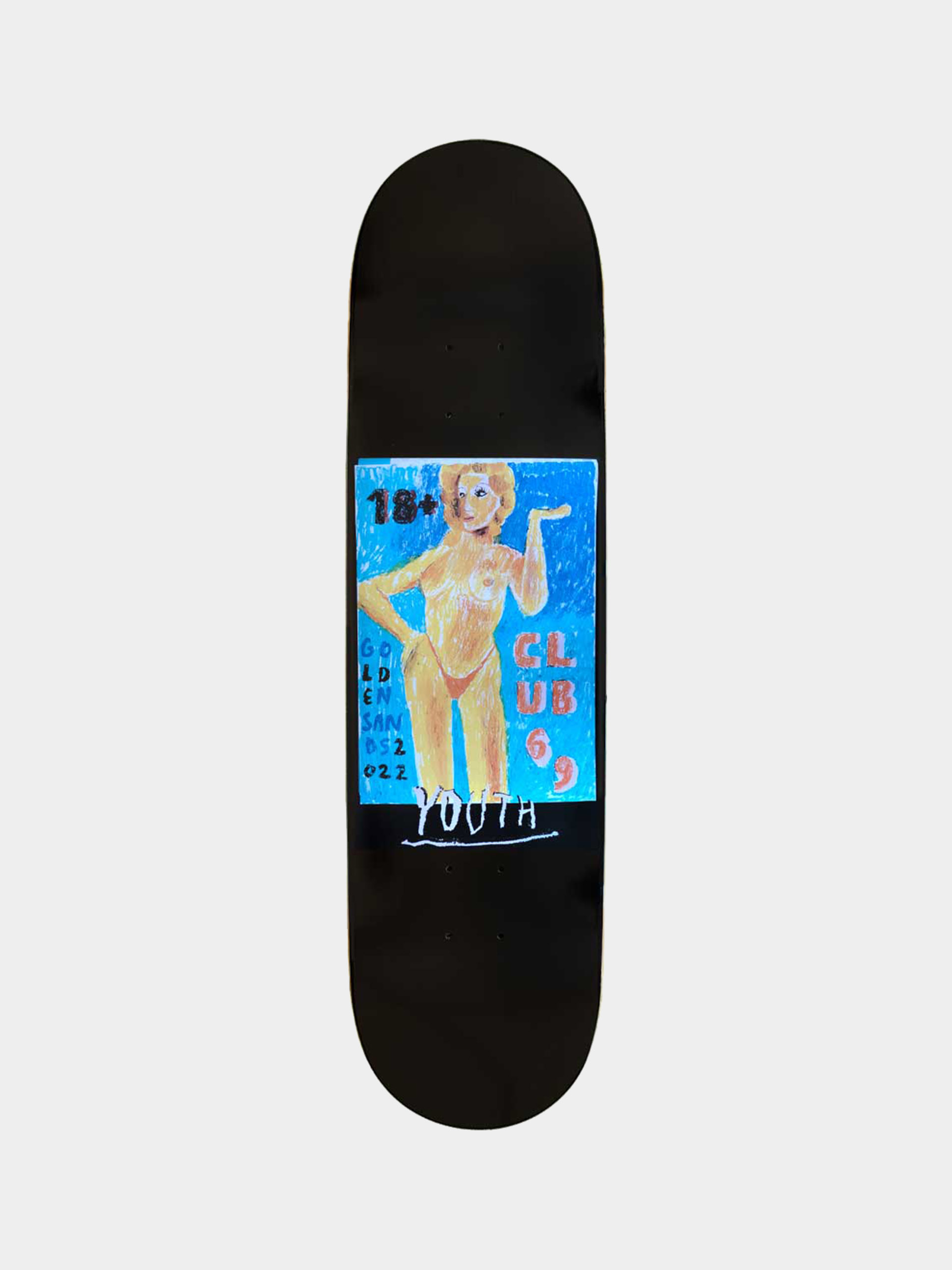 Дъска Youth Skateboards Golden Sands (black)
