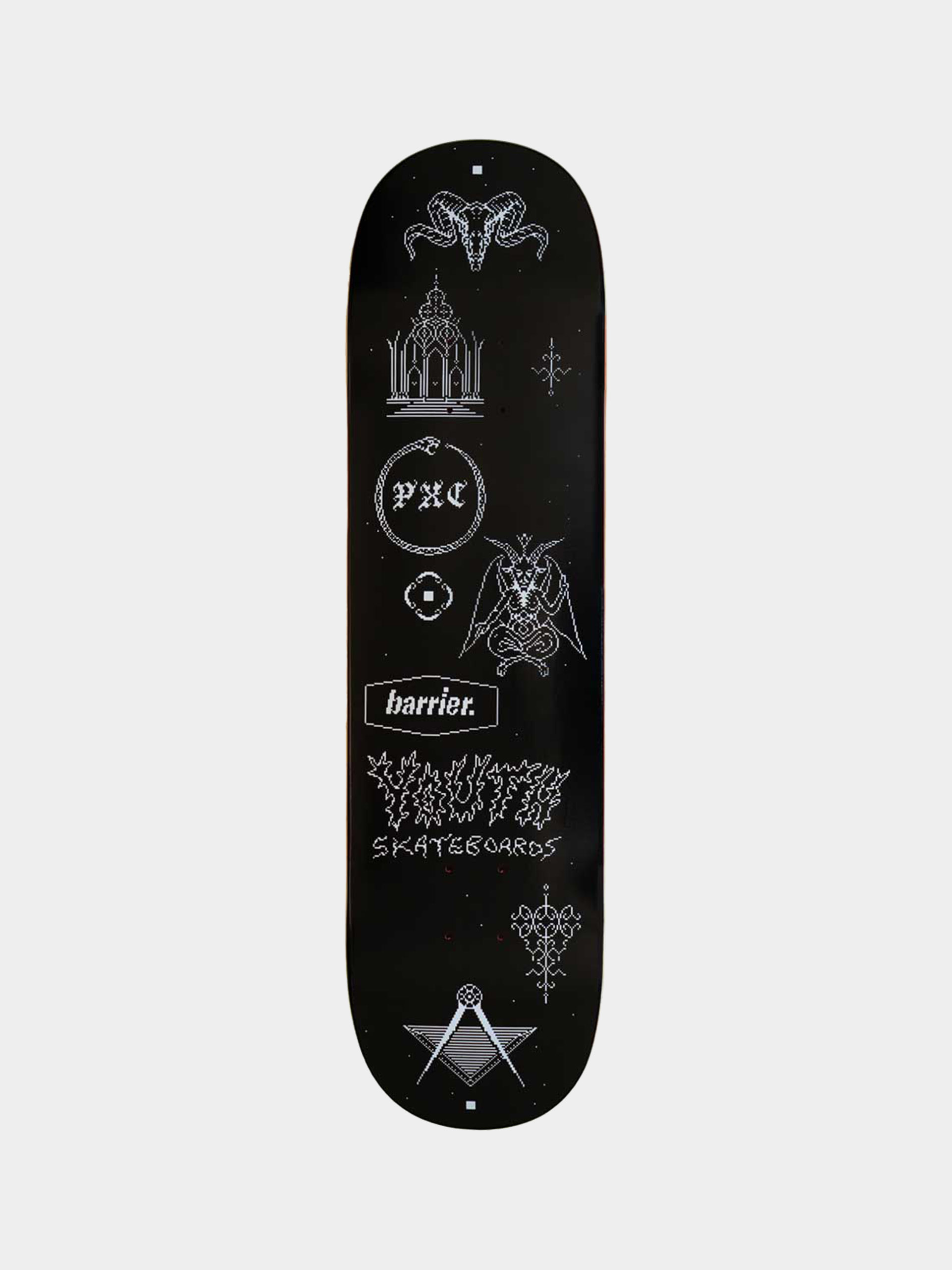 Дъска Youth Skateboards Pxc X Barrier Square (black)