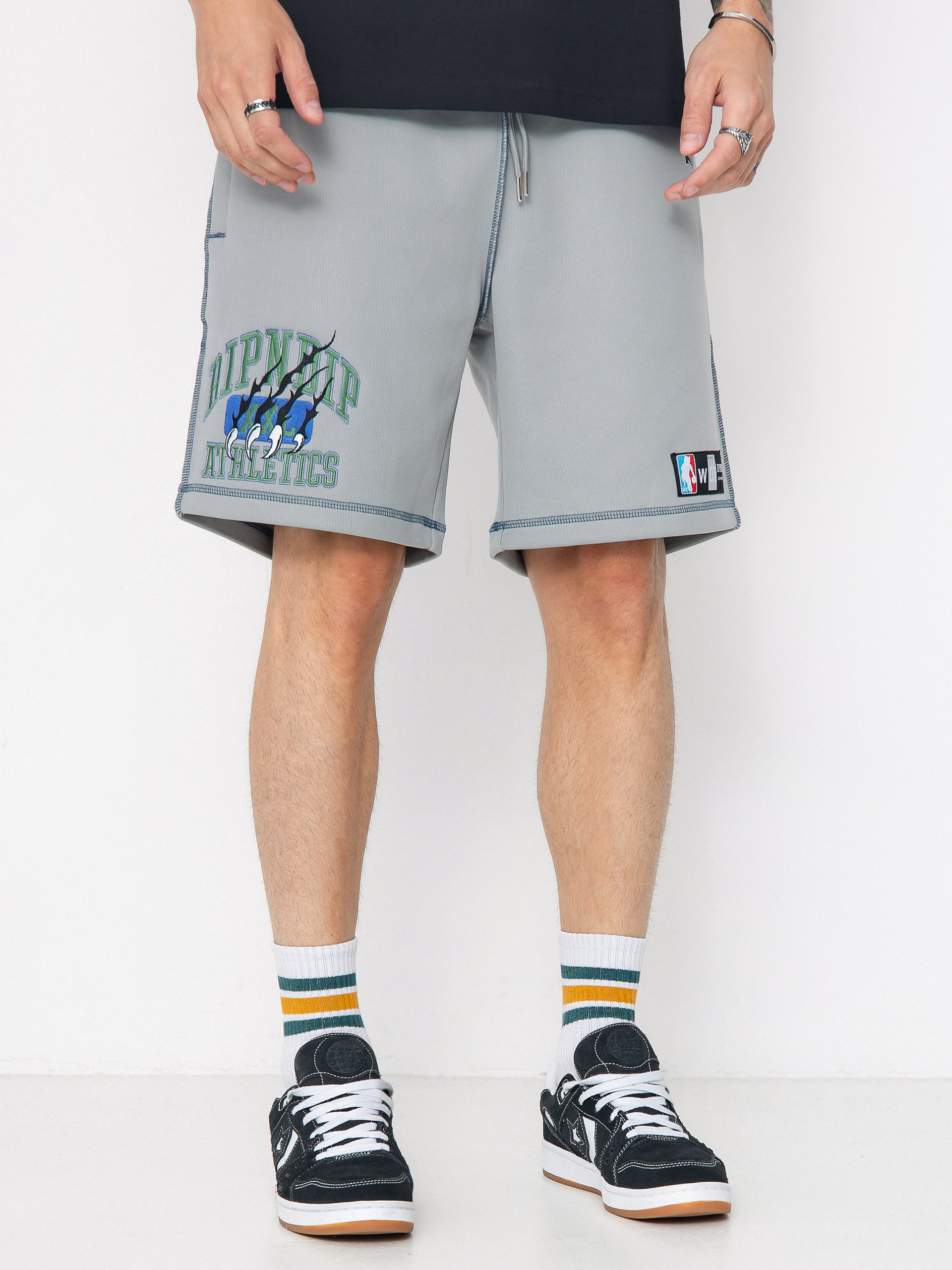 Къси панталони RipNDip Athletics Mesh (ash heather)