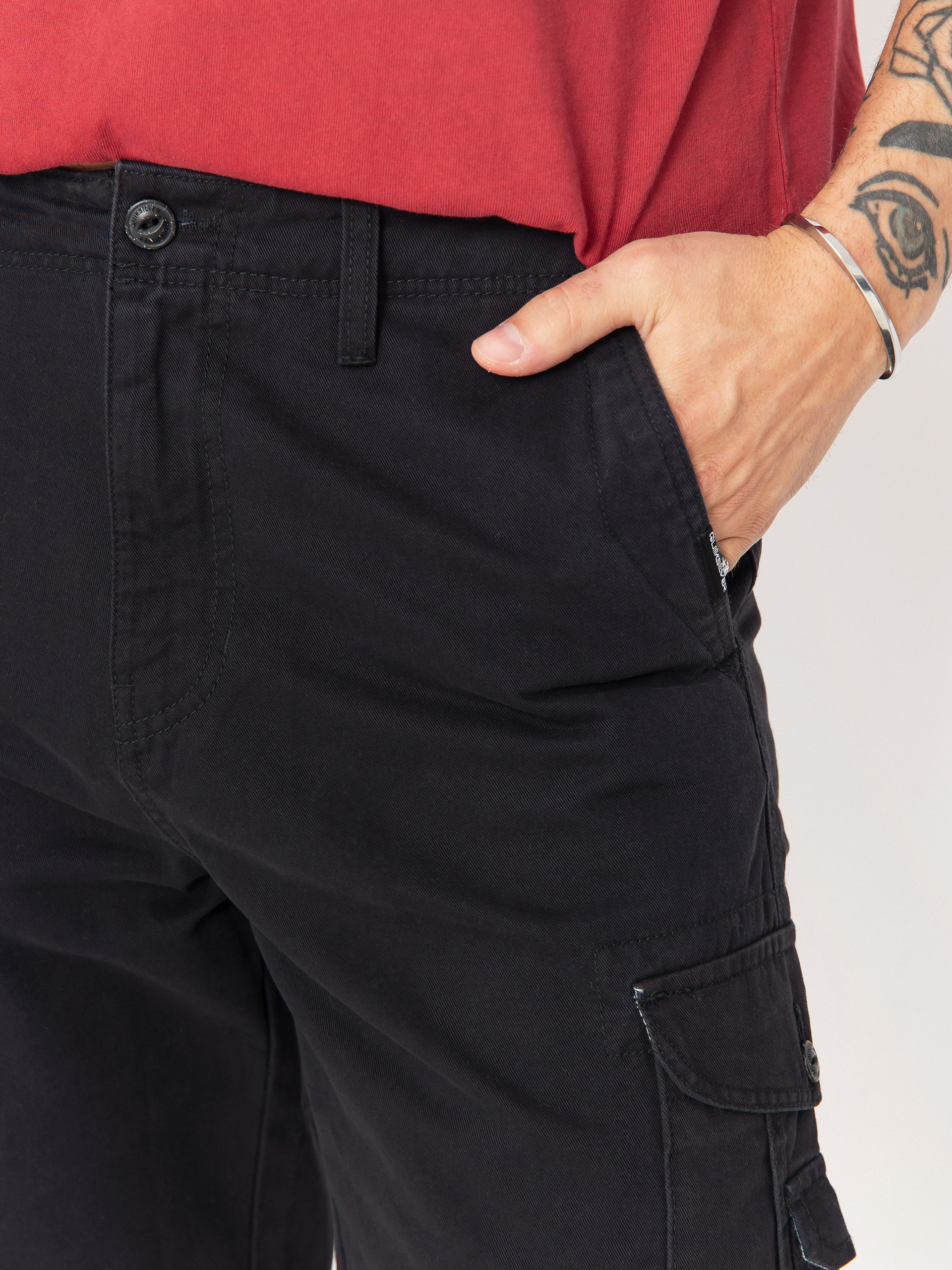 Къси панталони Quiksilver Crucial Battle Cargo (black)