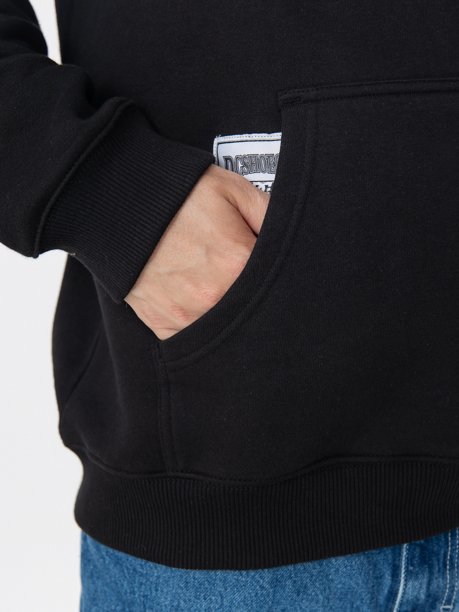 Суитшърт с качулка DC Bullpen HD (black)