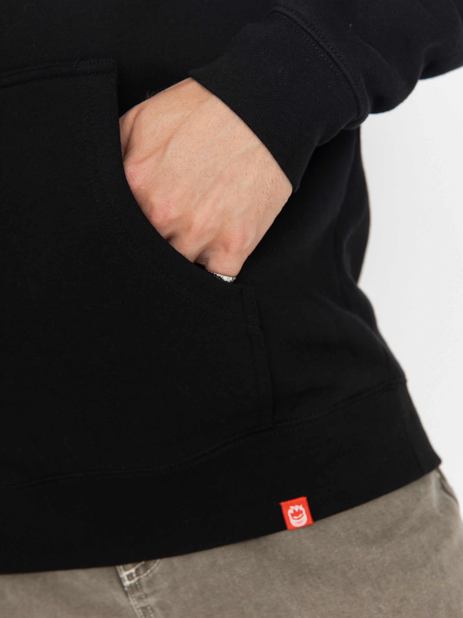 Суитшърт с качулка Spitfire Atlantic Drift Jelly Classic HD (black)