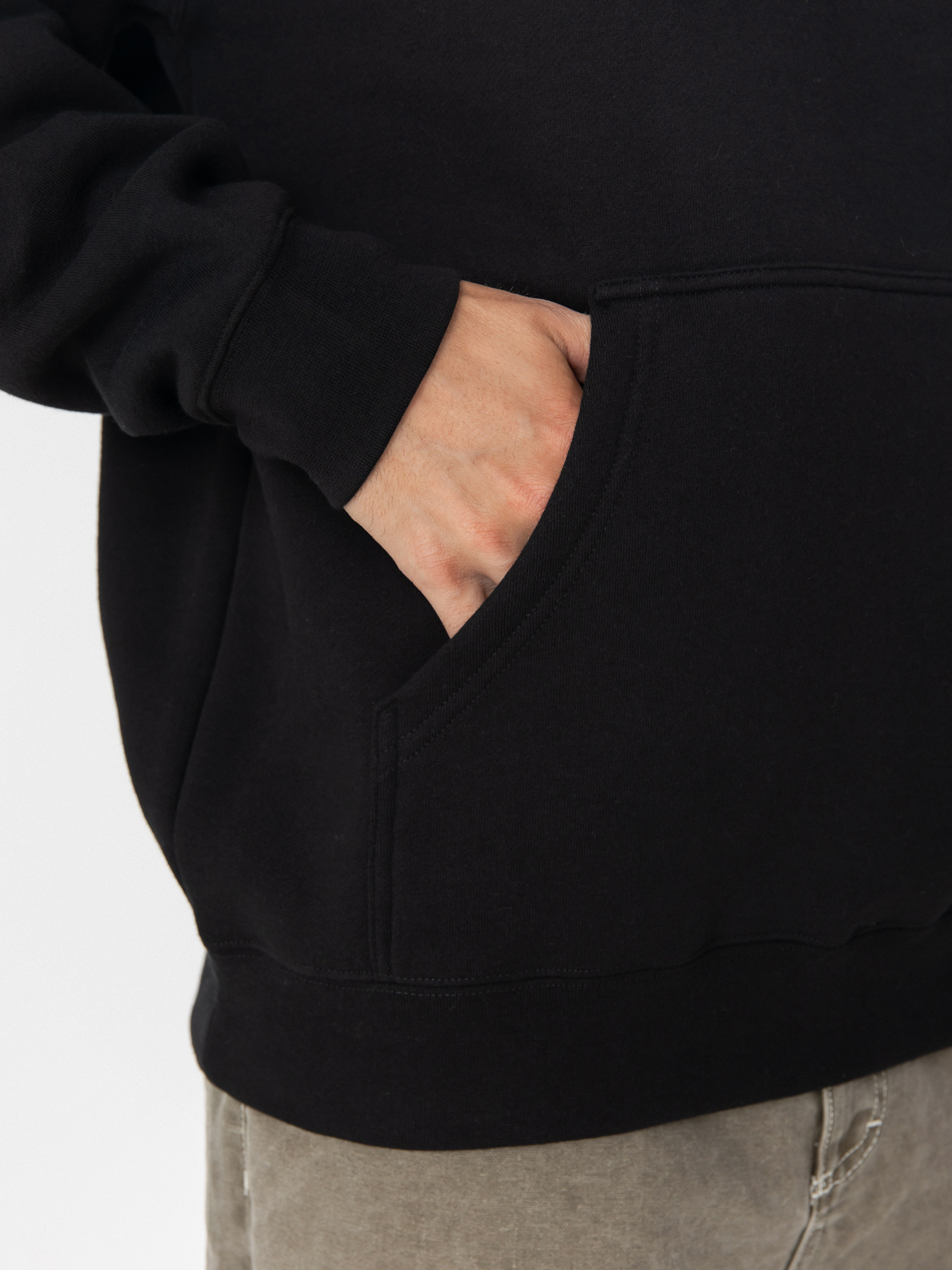 Суитшърт с качулка Spitfire Heatwave HD (black)