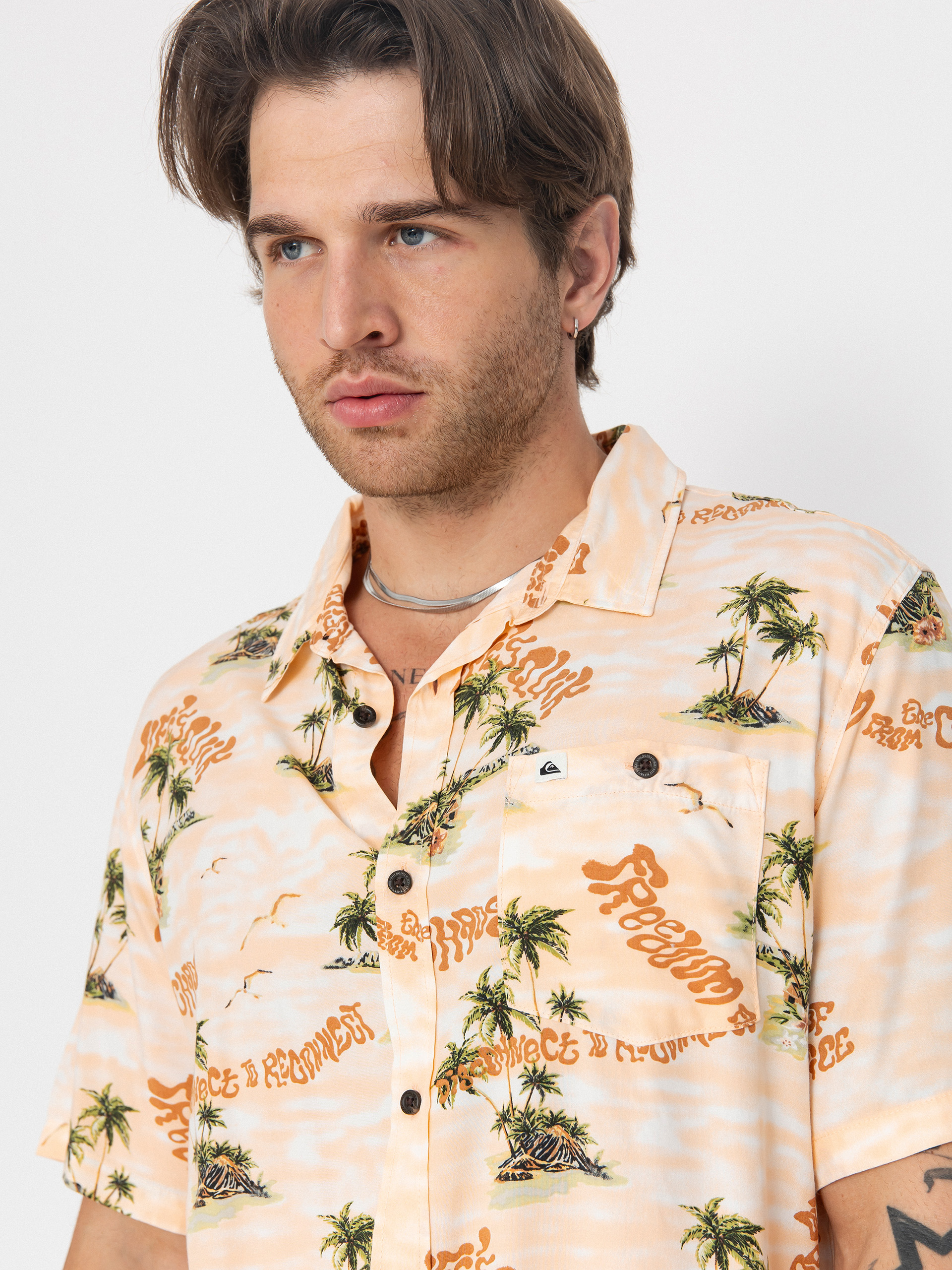 Риза Quiksilver Safe Paradise (peach parfait naturama)