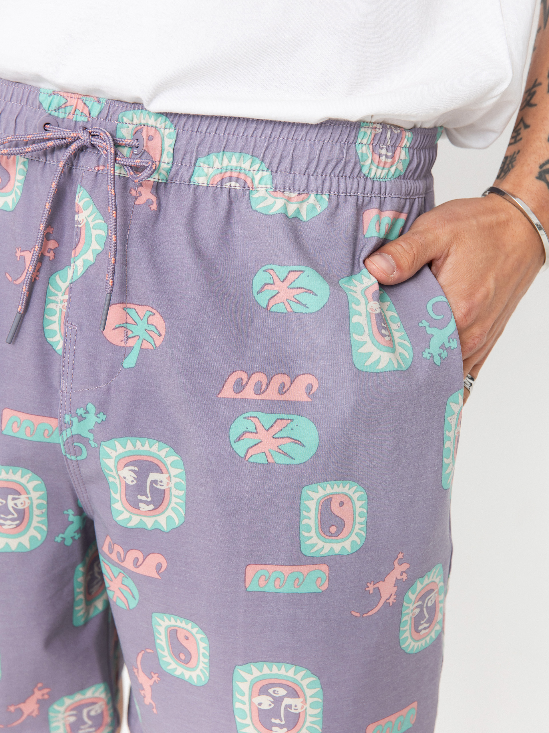 Къси панталони Billabong Wasted Times (purple ash)