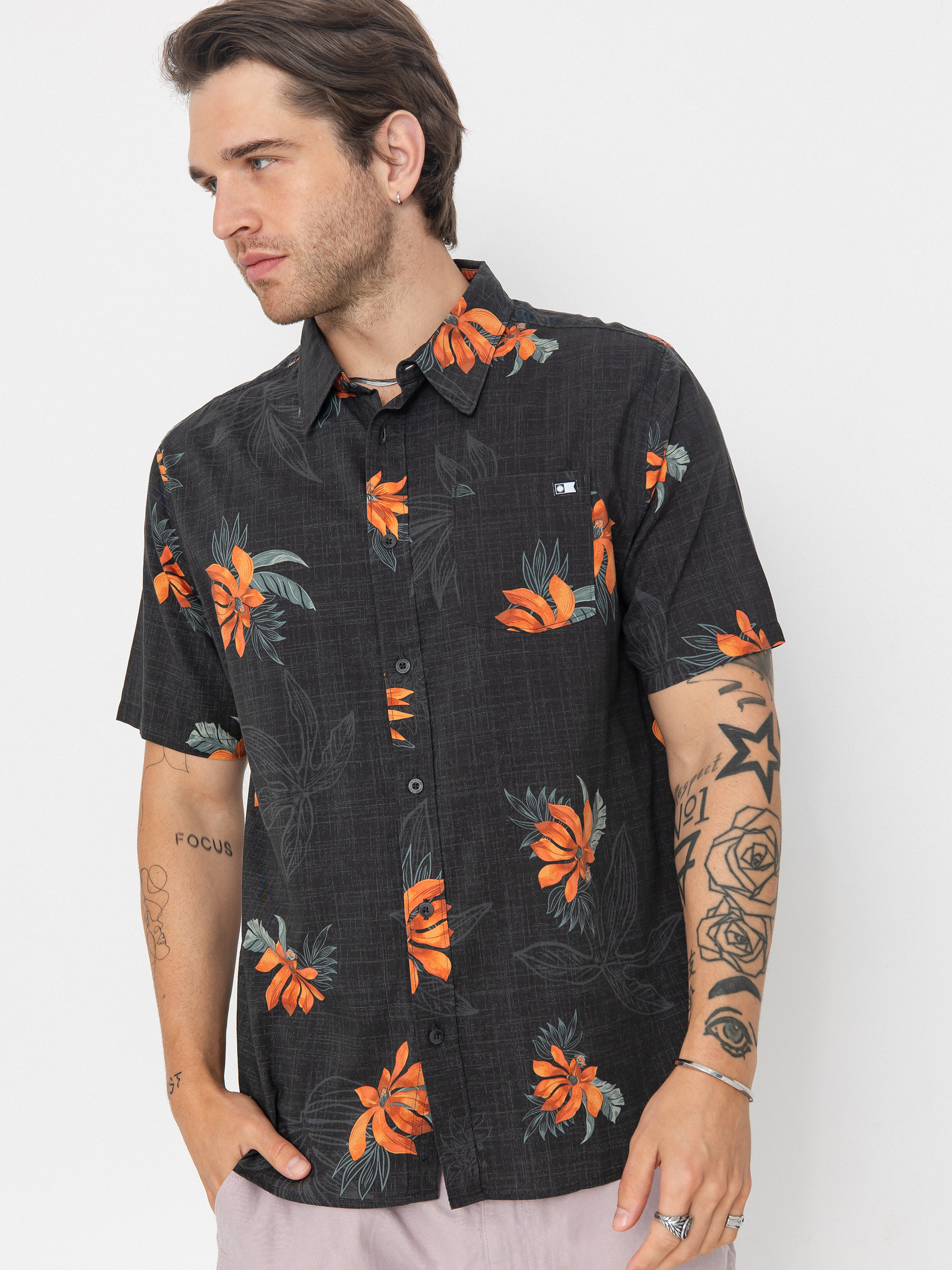Риза Salty Crew Bloomin (black)