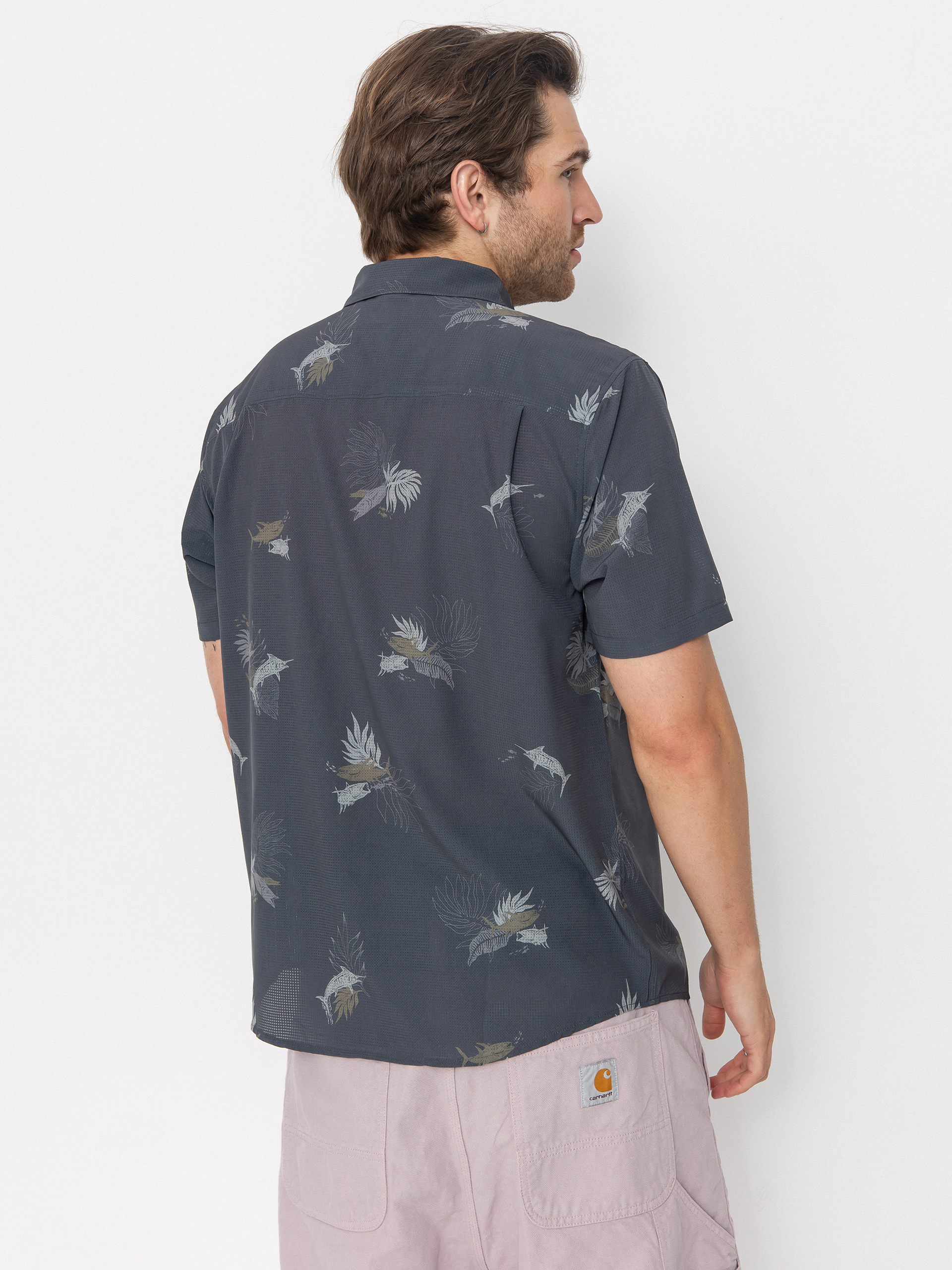 Риза Salty Crew Breezer Perf Tech (charcoal)