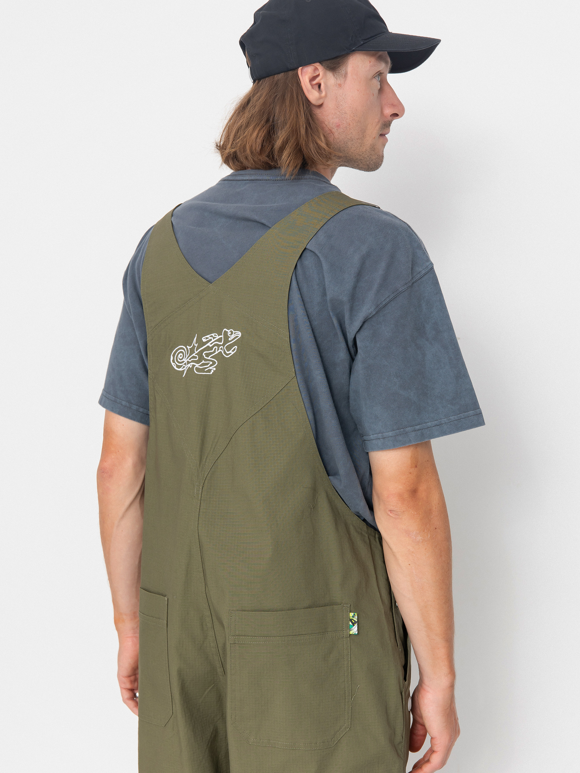 Панталони Nike SB Federation Agnostic Overalls (medium olive/white)