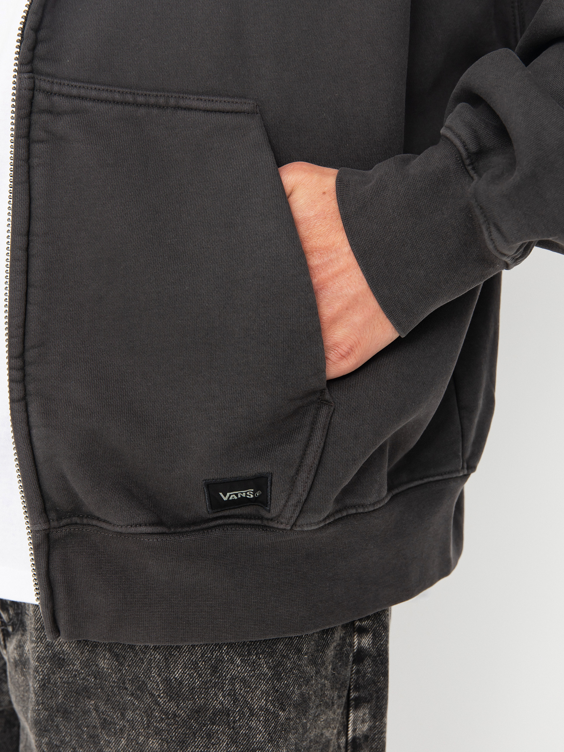 Суитшърт с качулка Vans Lx ZHD (faded black)