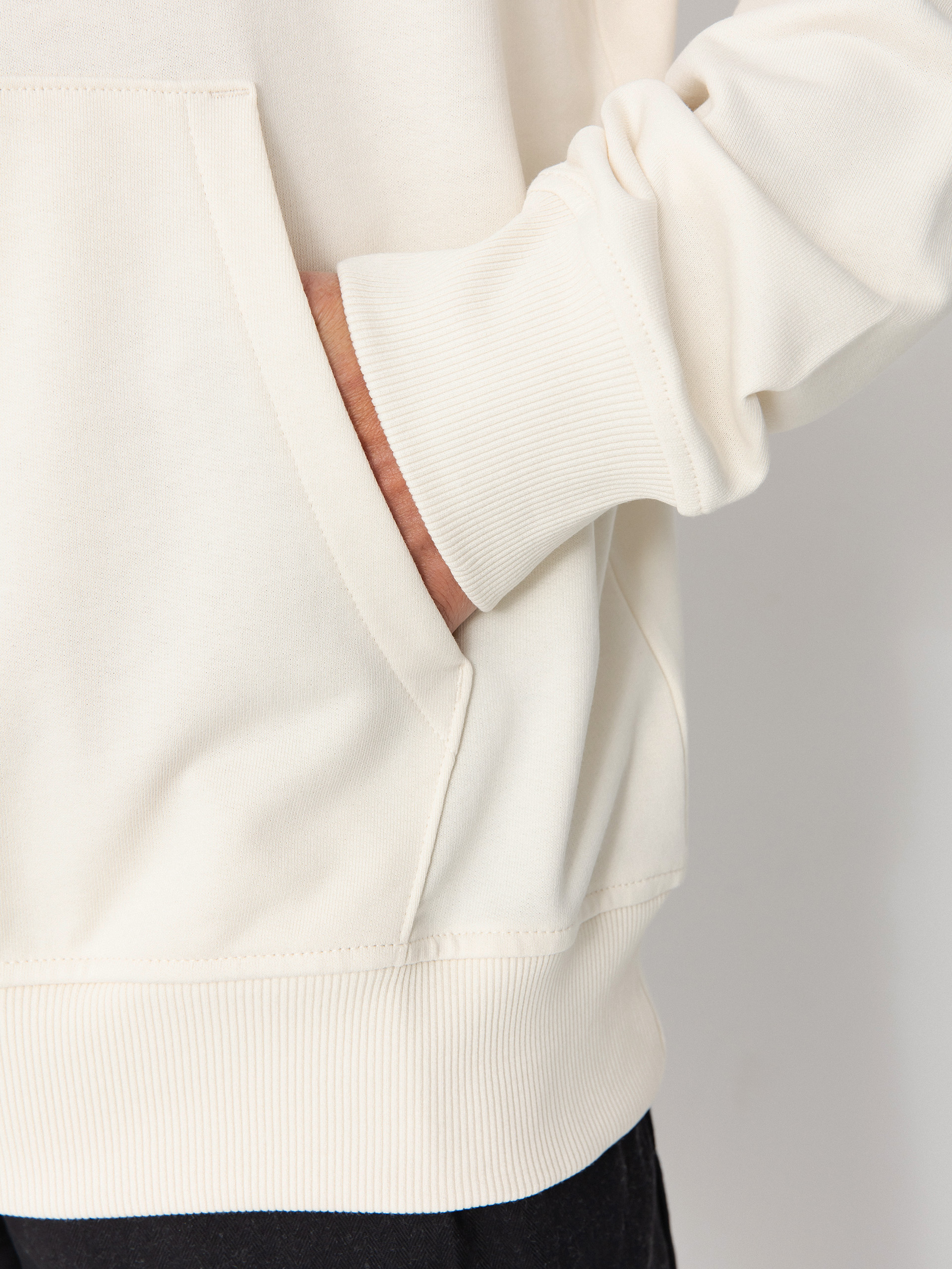 Суитшърт с качулка The North Face Explore Gear Relaxed HD (white dune)