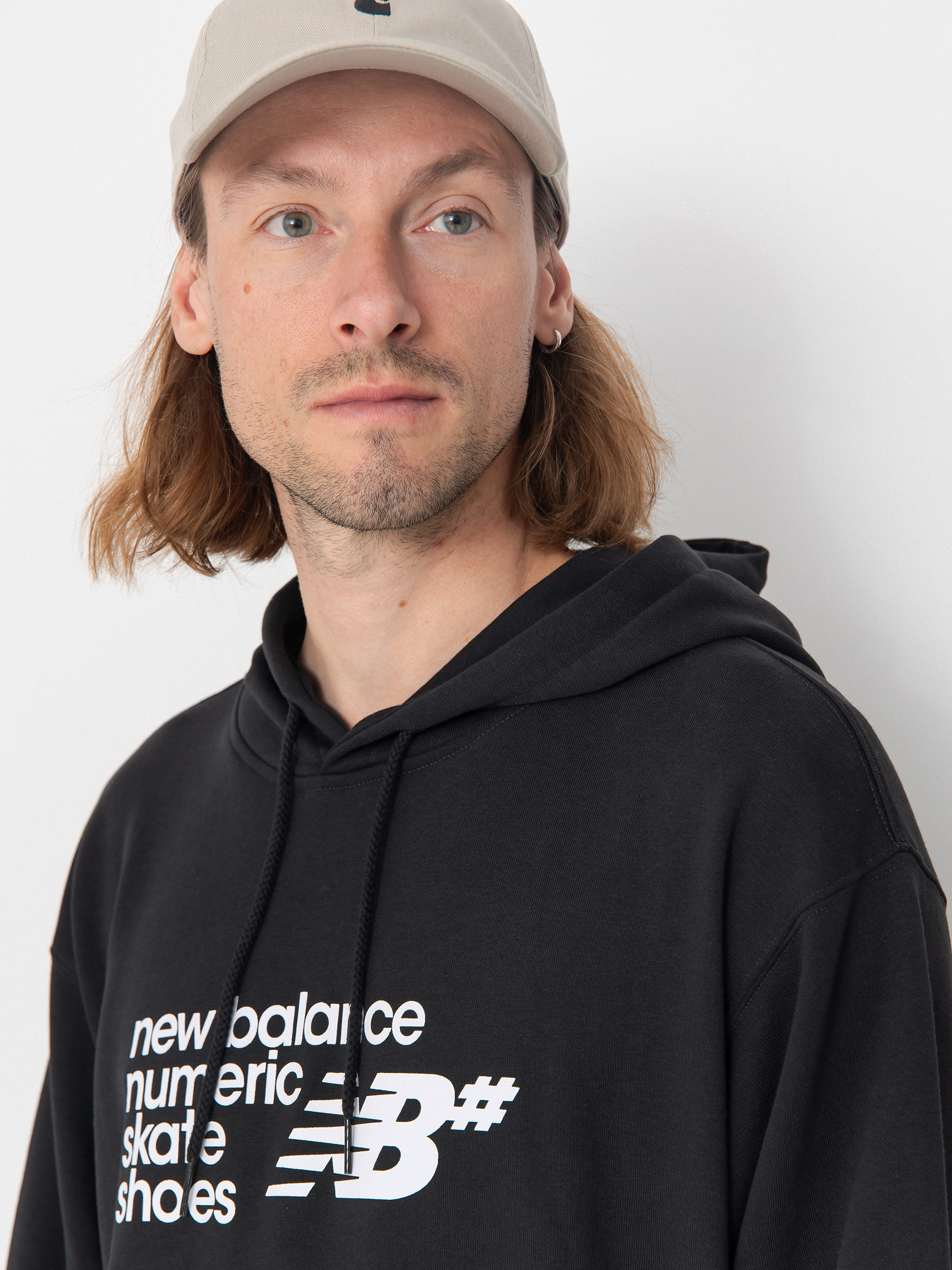 Суитшърт с качулка New Balance Numeric HD (black)