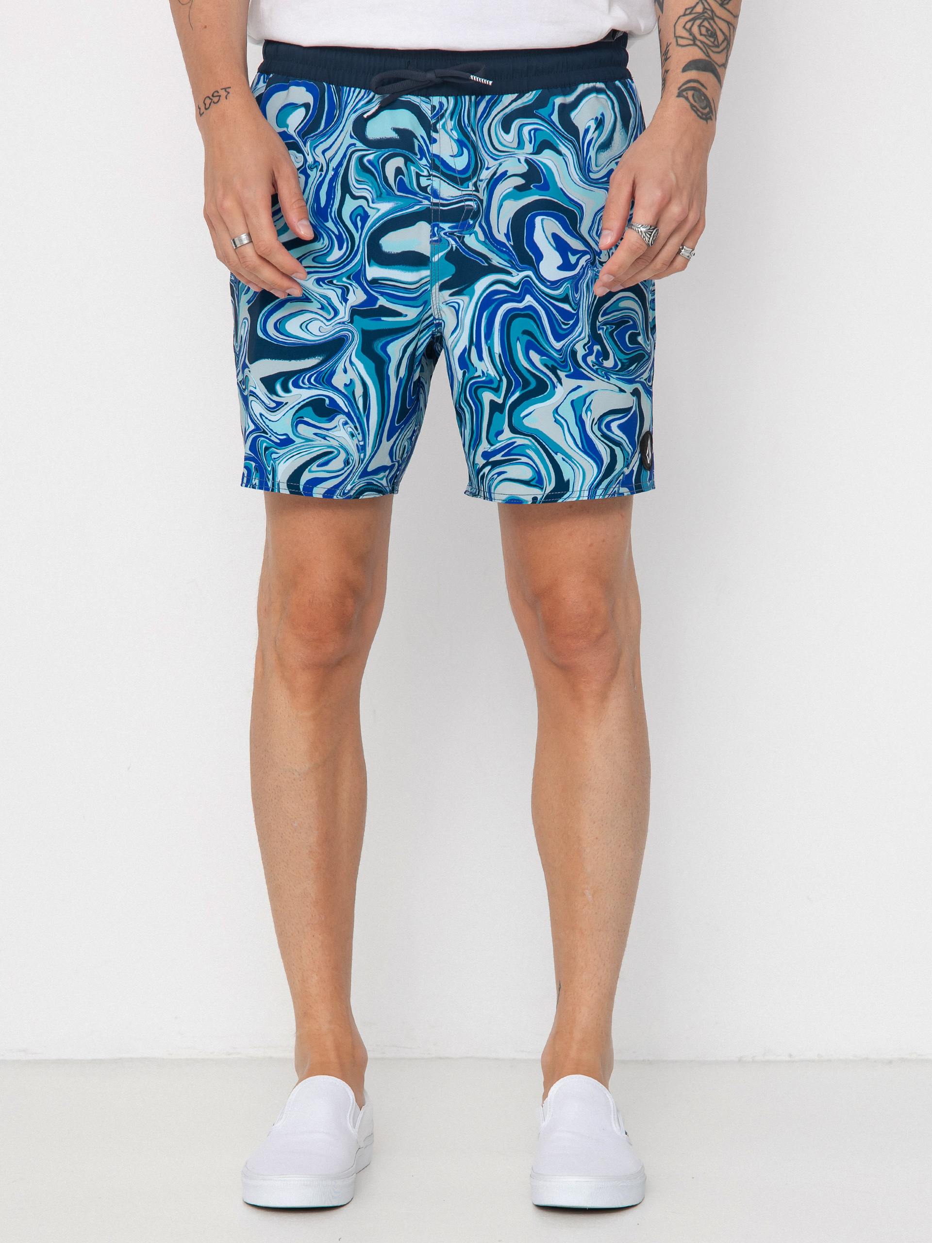 Къси панталони Volcom Lido Print Trunk 16 (navy)