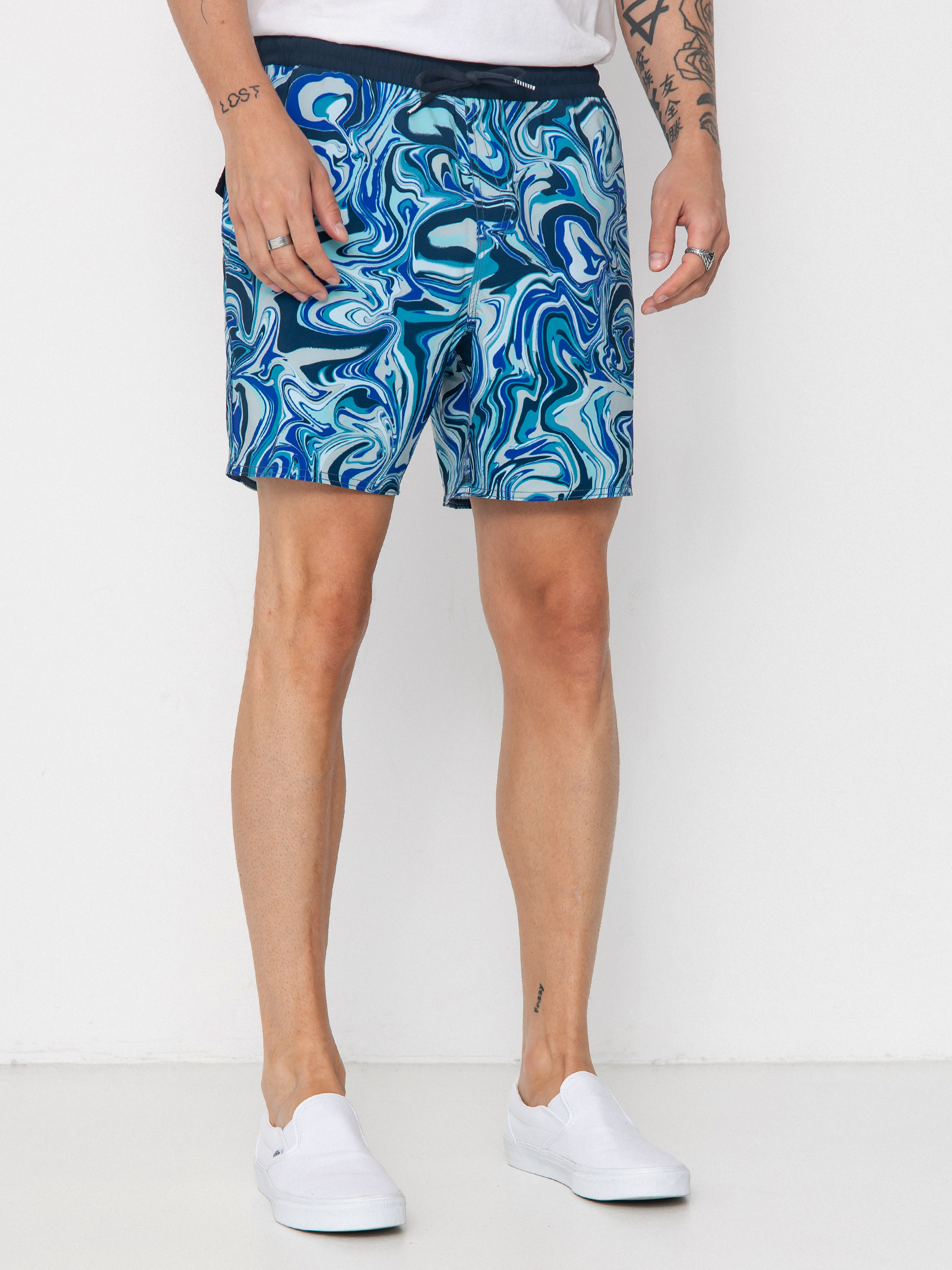 Къси панталони Volcom Lido Print Trunk 16 (navy)