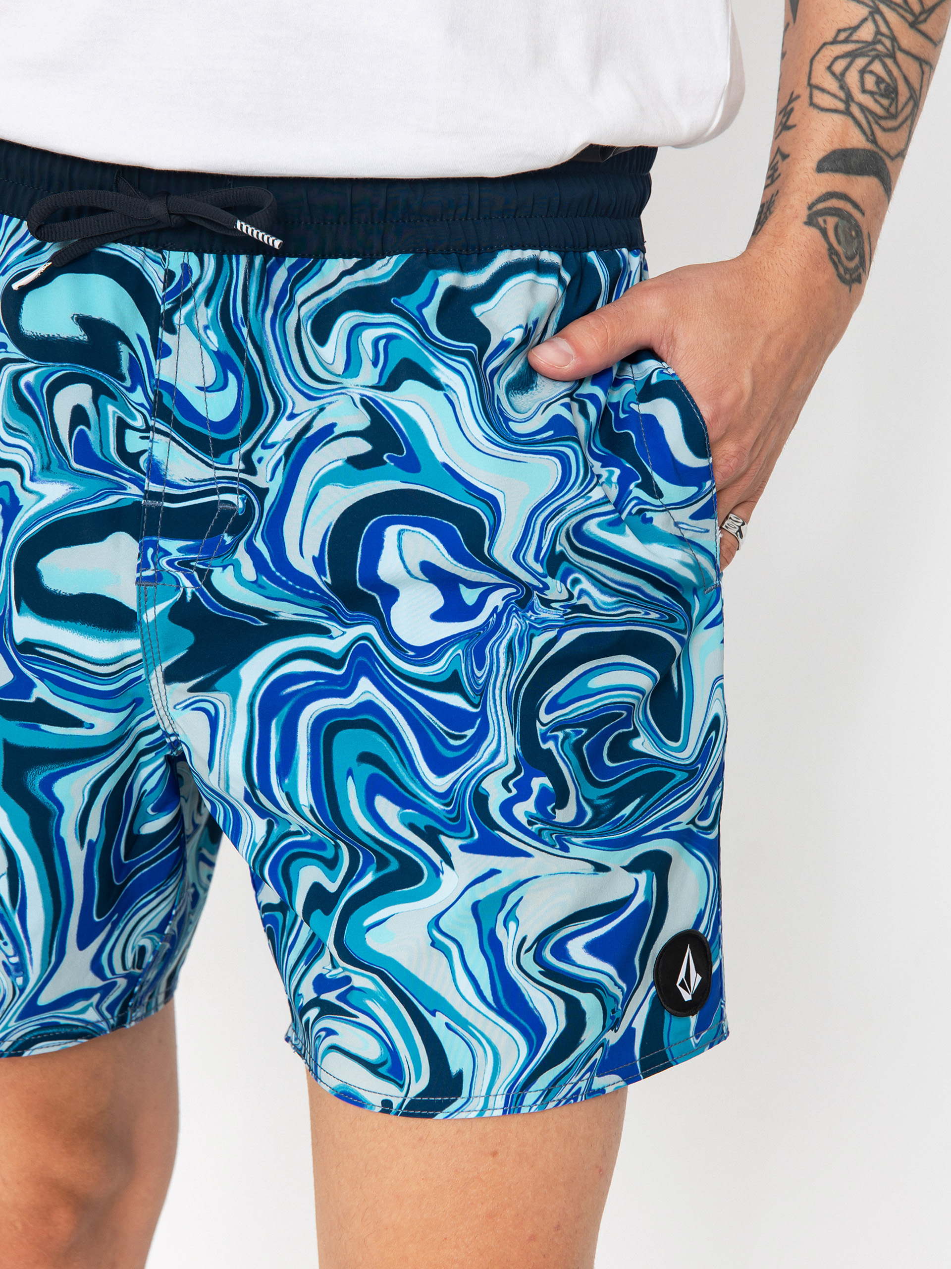 Къси панталони Volcom Lido Print Trunk 16 (navy)