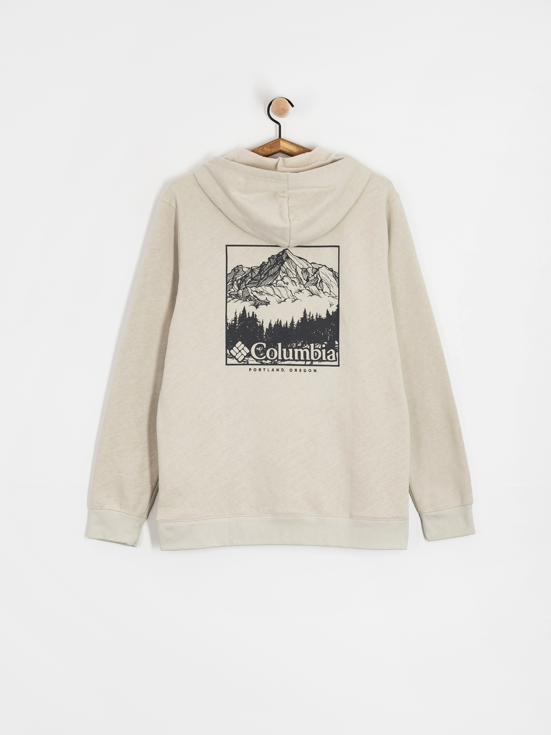 Суитшърт с качулка Columbia Columbia Trek HD (dark stone/meadowland)