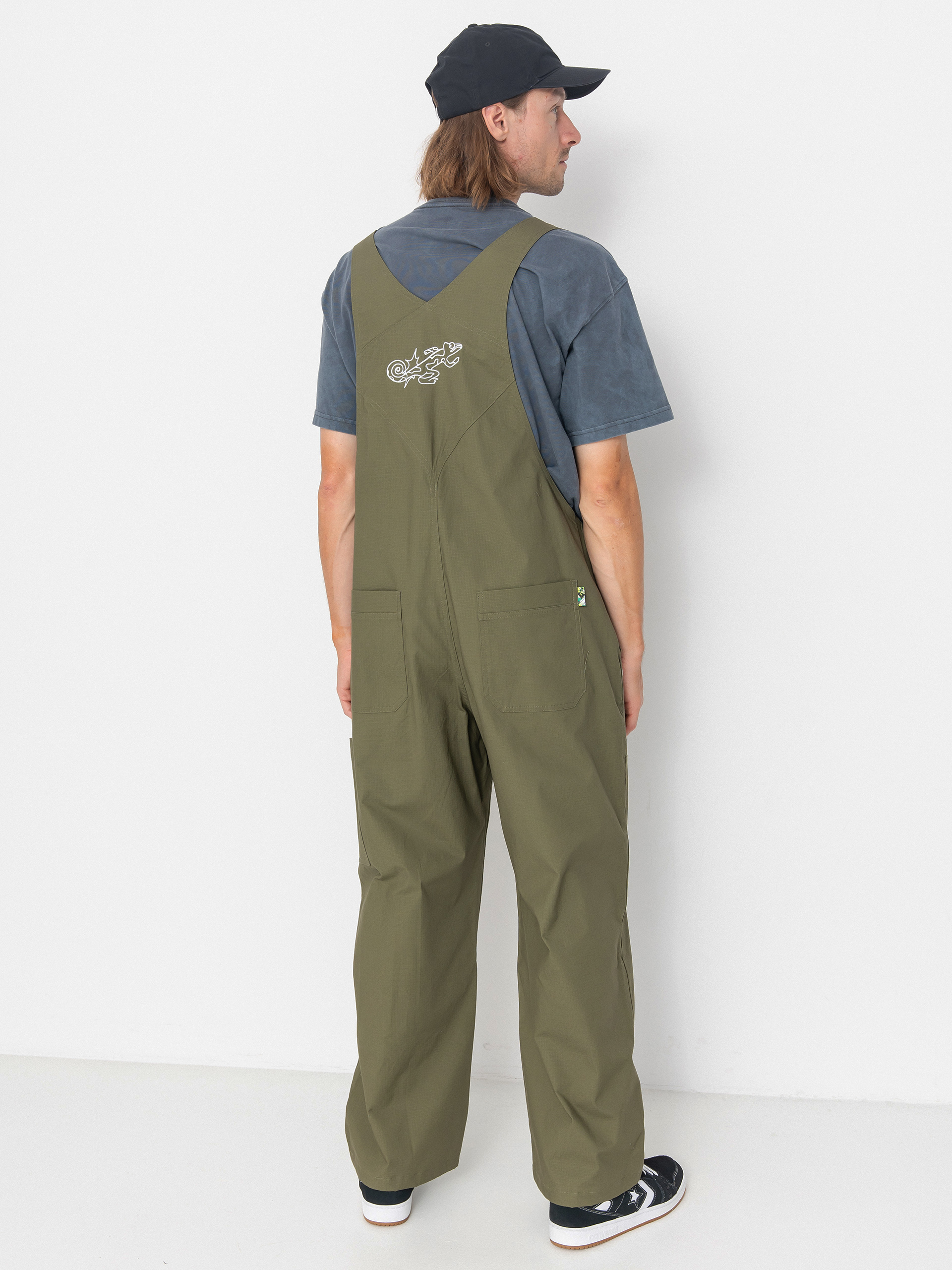 Панталони Nike SB Federation Agnostic Overalls (medium olive/white)