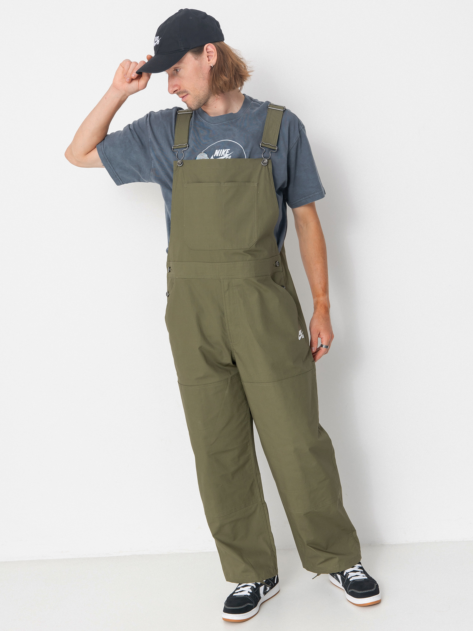 Панталони Nike SB Federation Agnostic Overalls (medium olive/white)