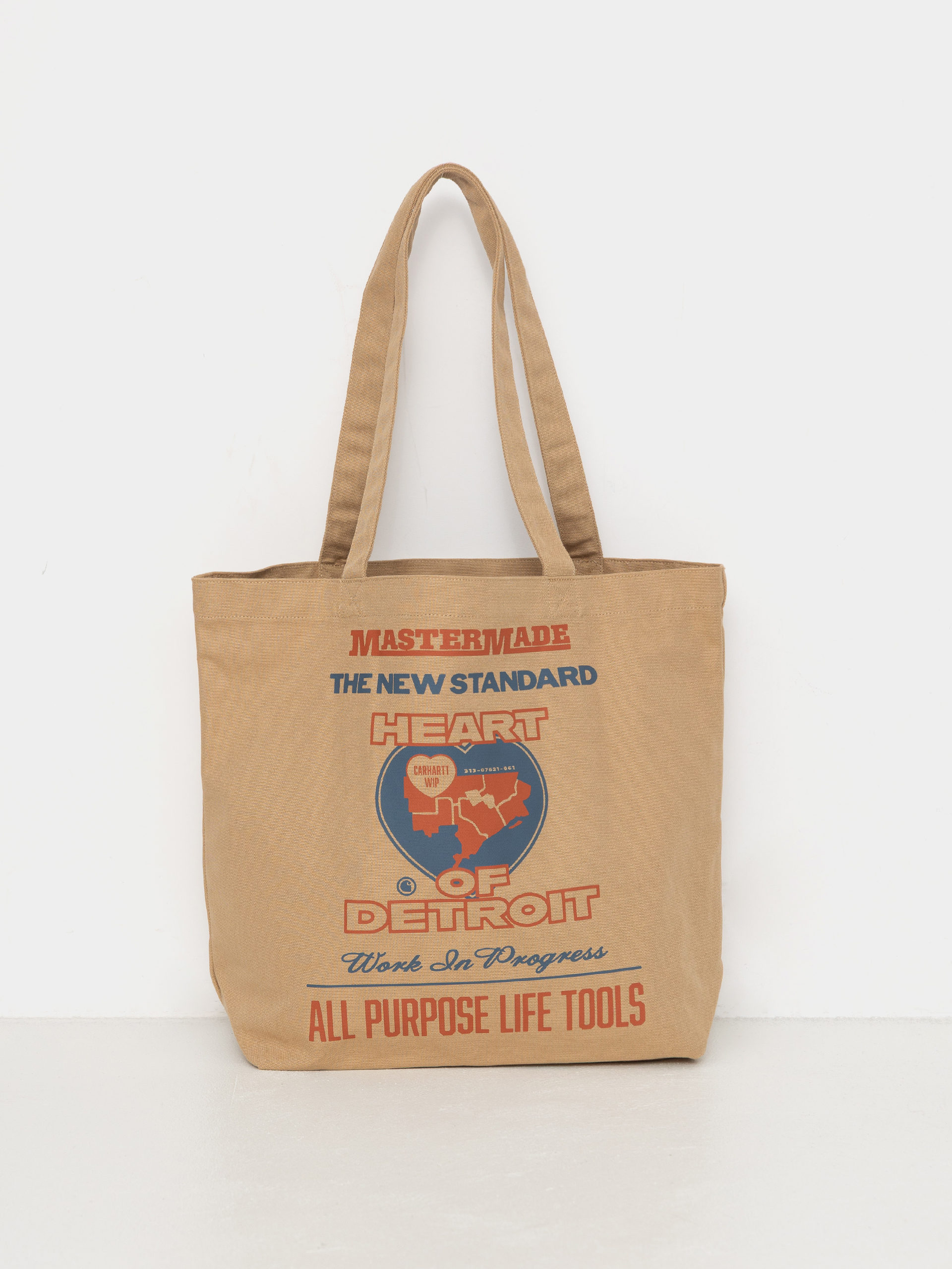 Дамска чанта Carhartt WIP Canvas Graphic Tote (arcan print/dusty h brown)