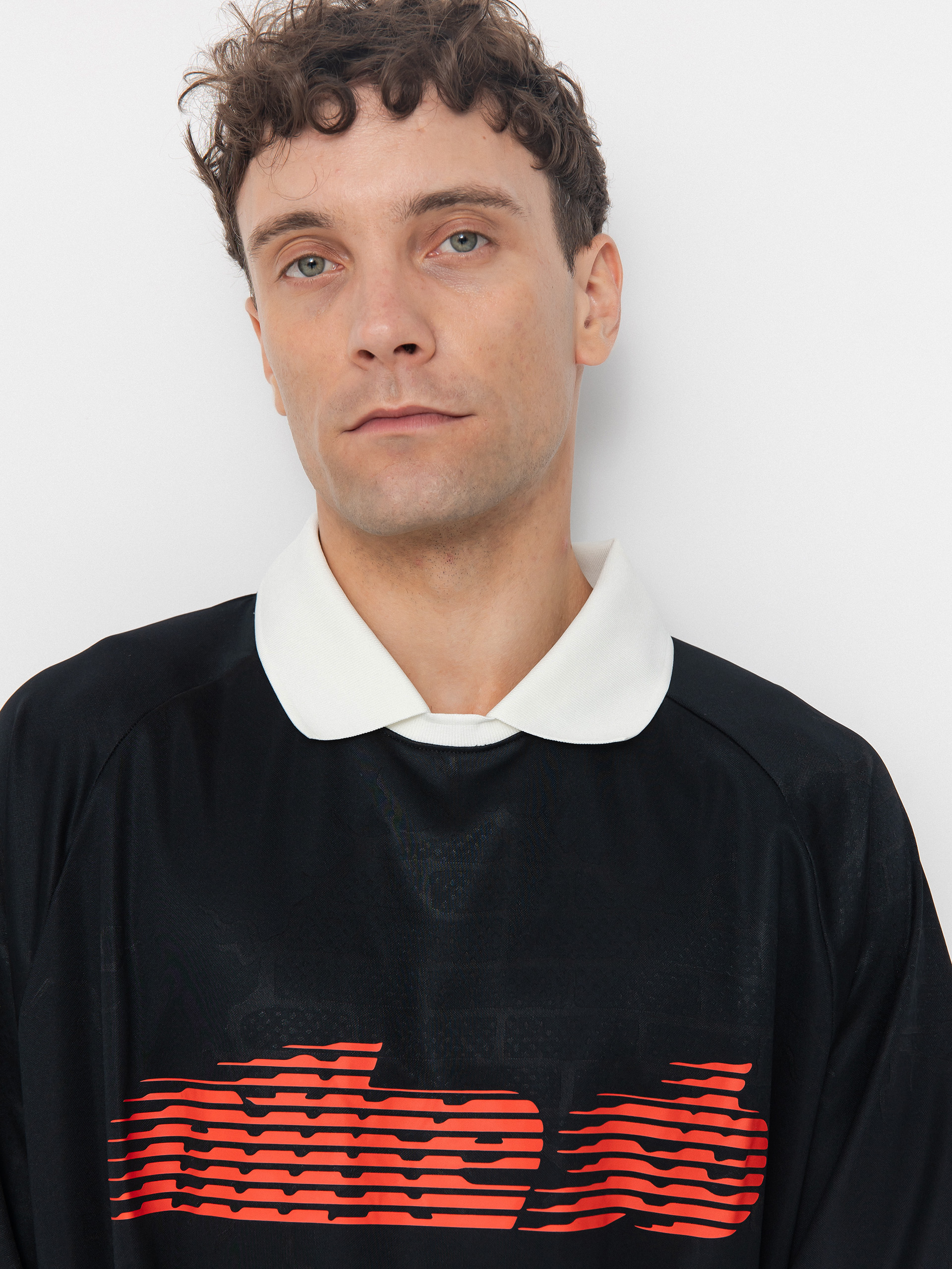 Тениска с яка Nike SB DF Jacquard Jersey (black/sail)