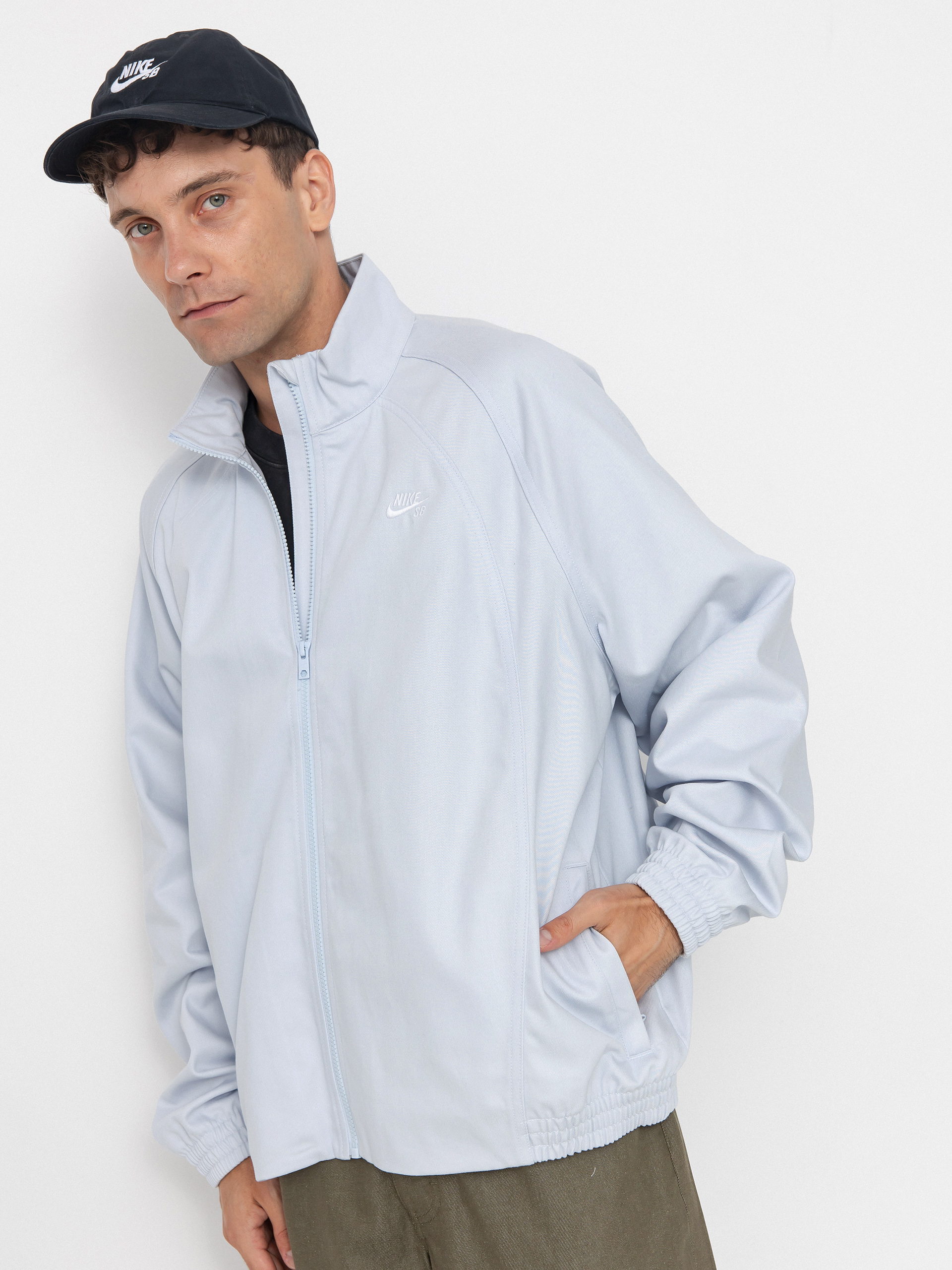 Яке Nike SB Denim FZ Trak (football grey/white)
