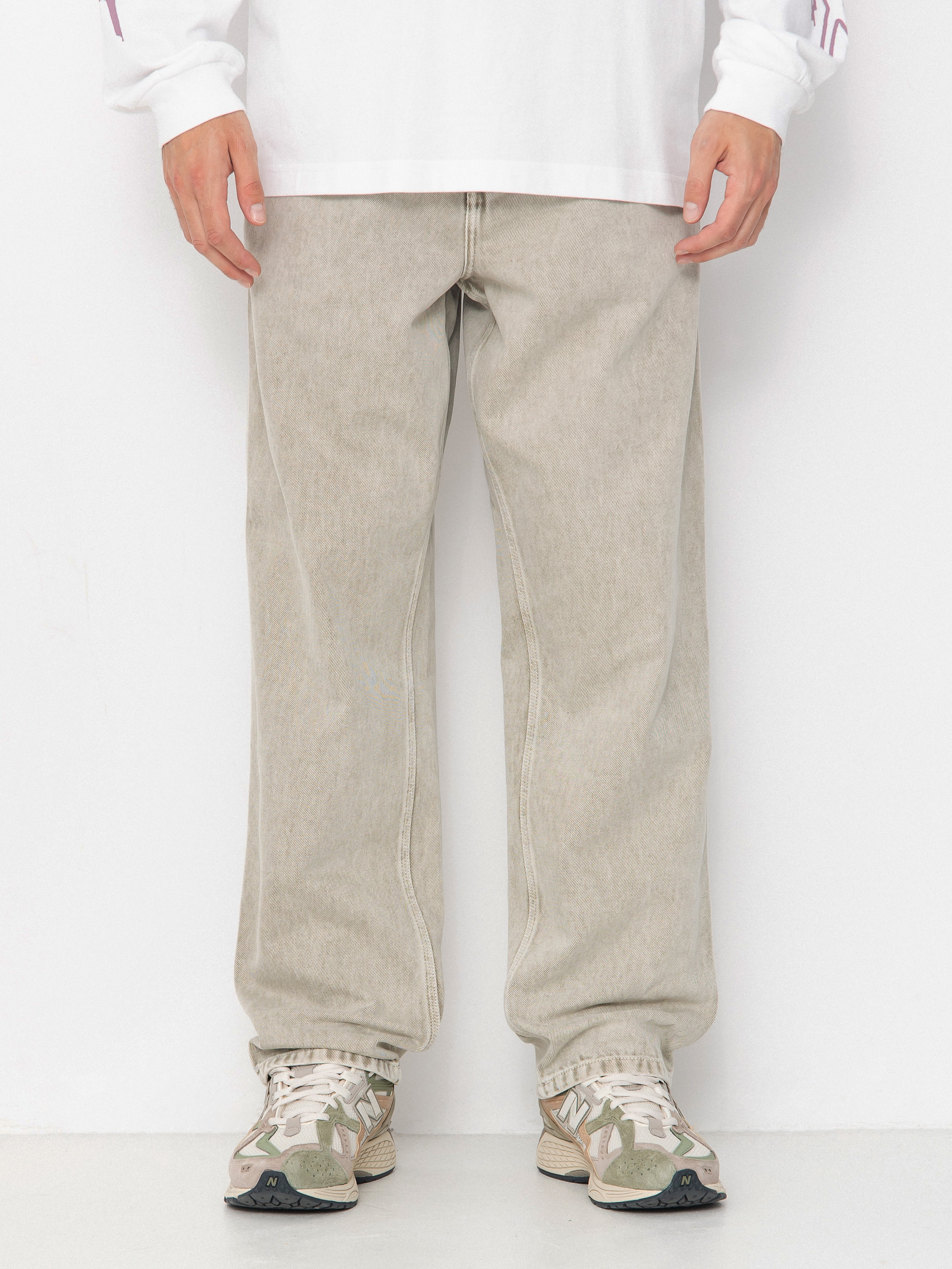 u041fu0430u043du0442u0430u043bu043eu043du0438 Carhartt WIP Single Knee (opuntia/chalk wash)