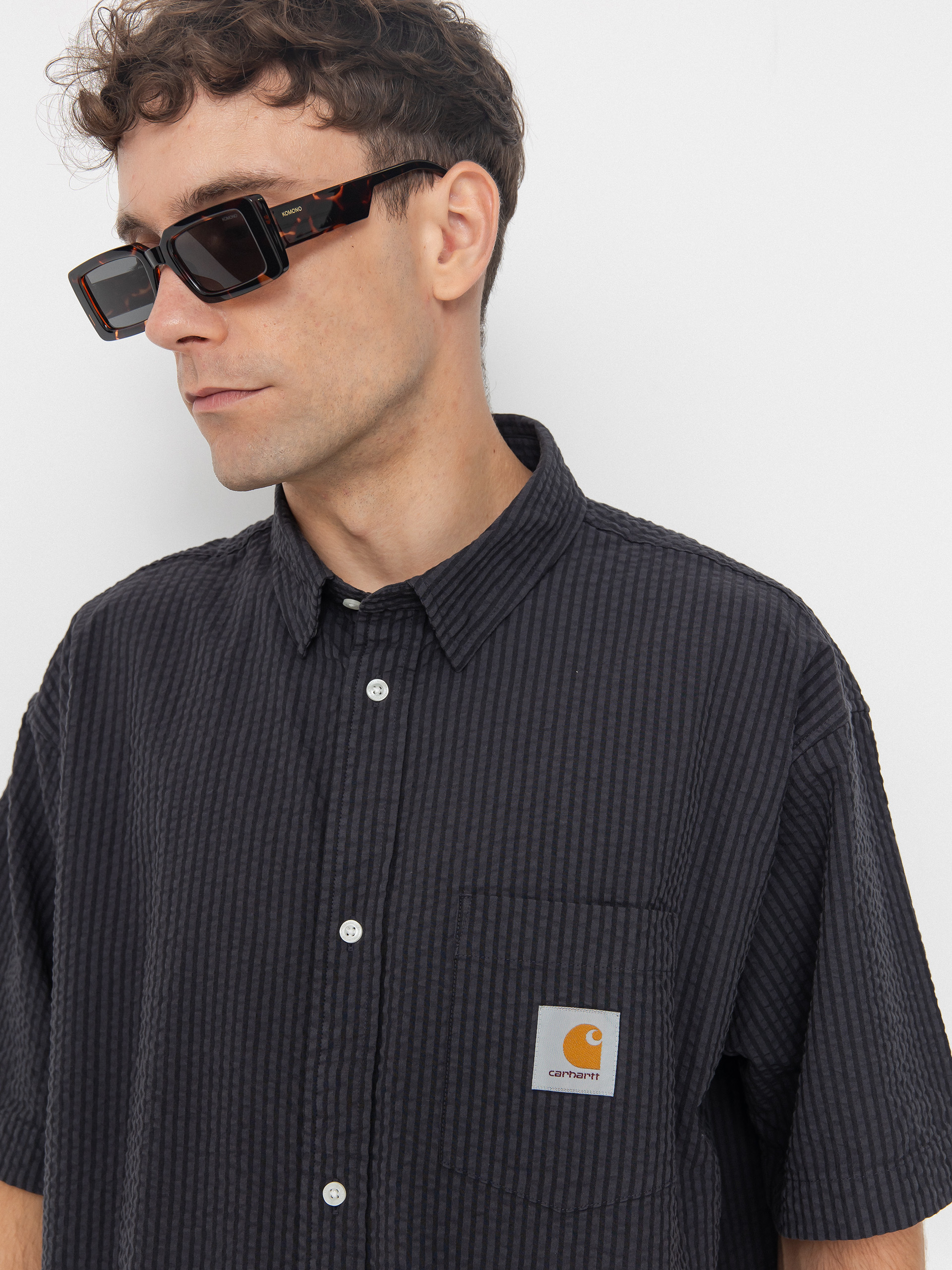 Риза Carhartt WIP Toland (toland stripe/black)