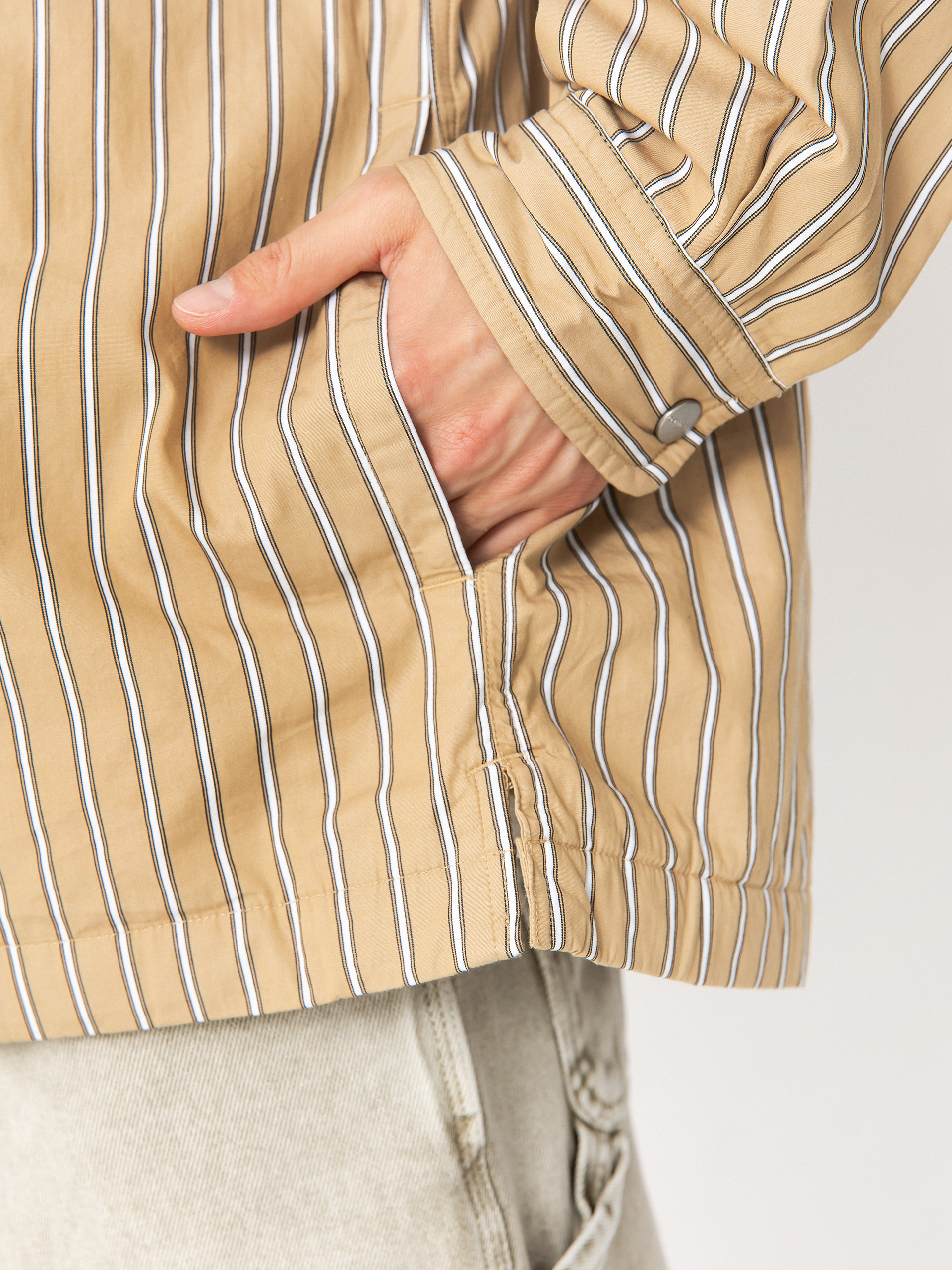 Яке Carhartt WIP Grimsby (grimsby stripe/dusty h brown)