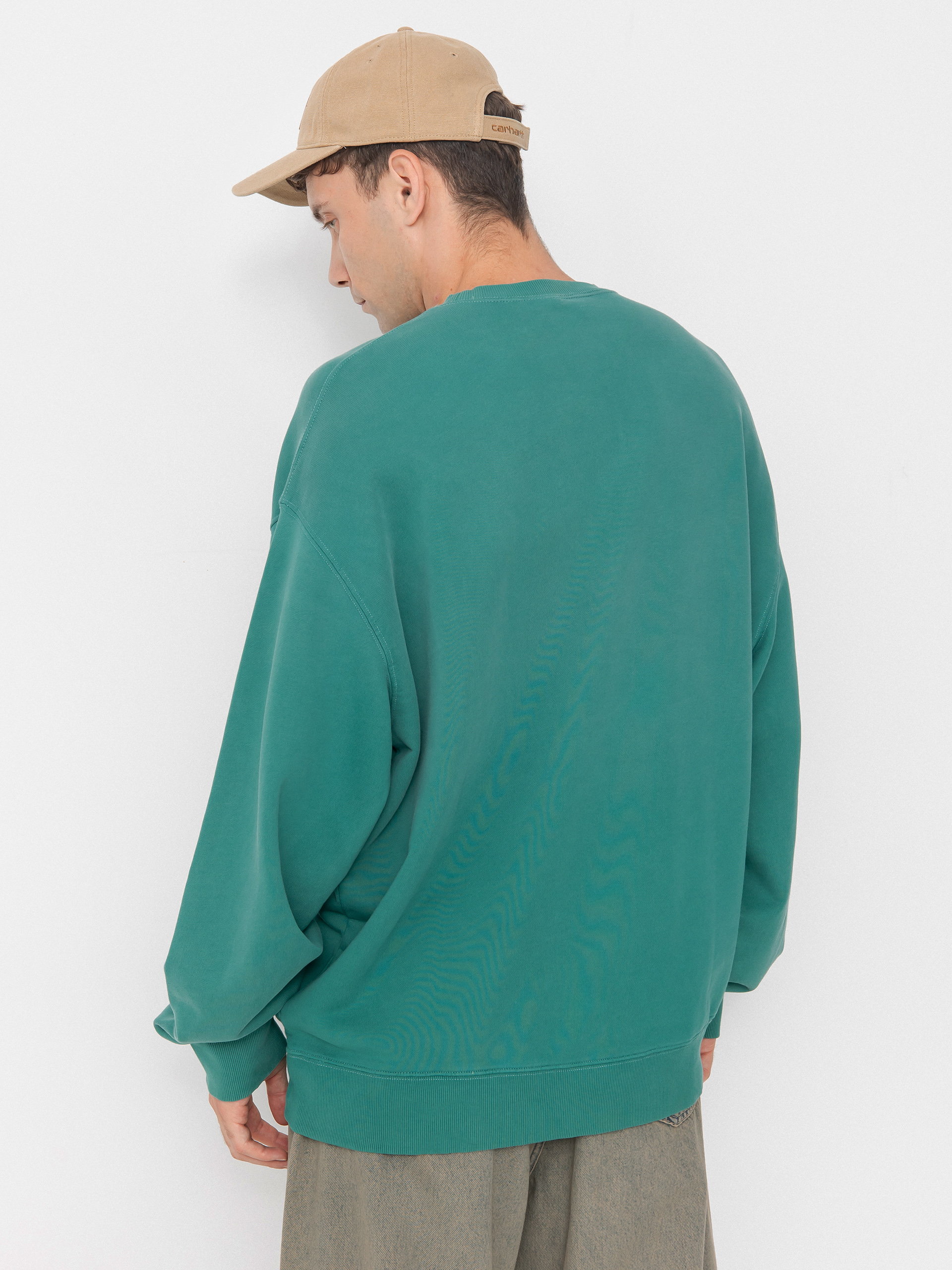 Суитшърт Carhartt WIP Hudson (saguaro/chalk wash)