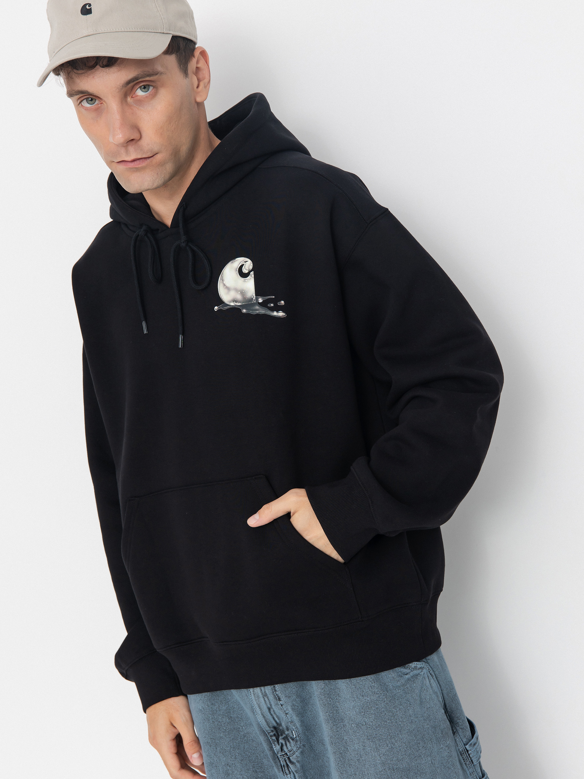 Суитшърт с качулка Carhartt WIP Jake Garcia HD