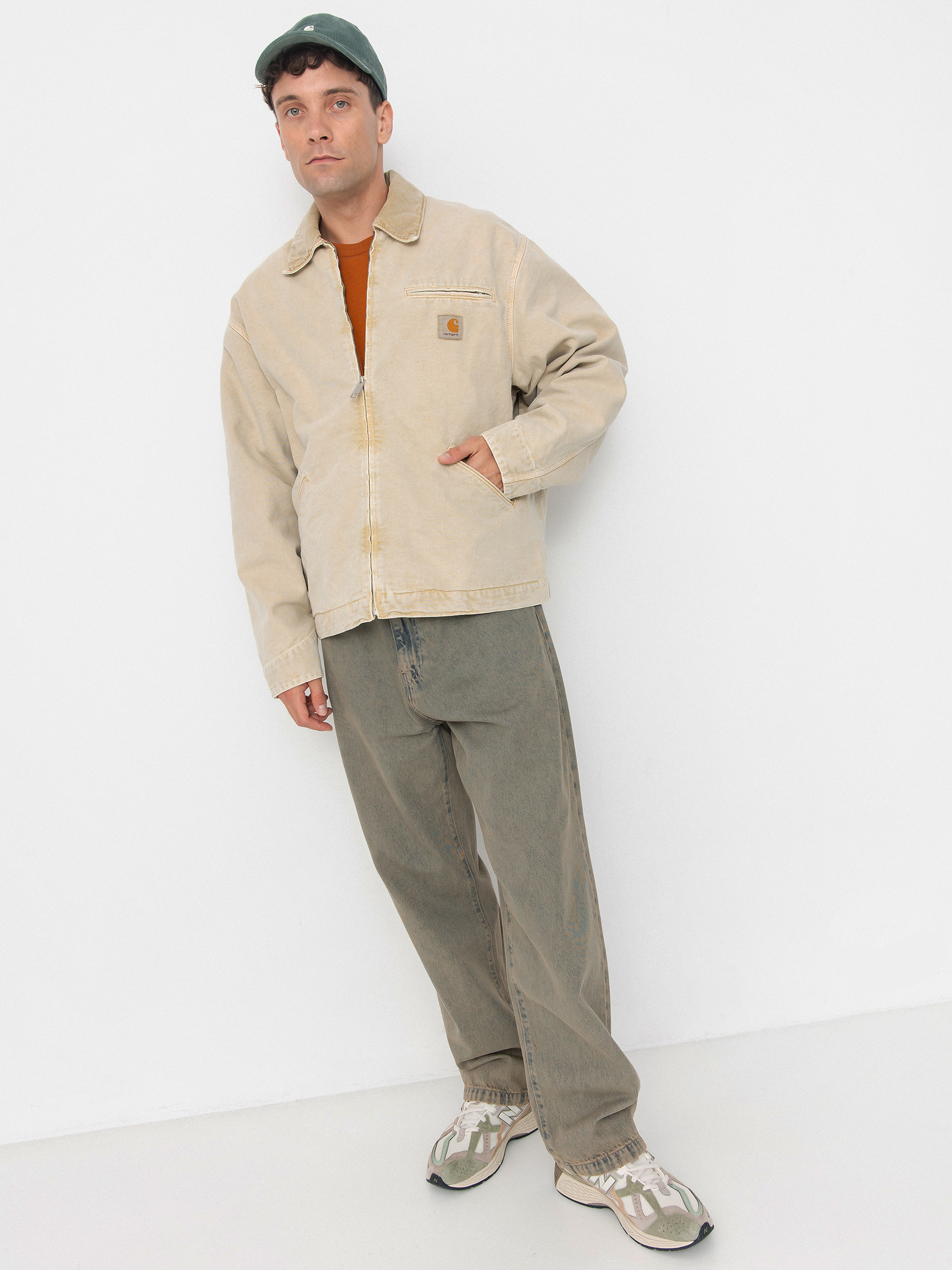 u042fu043au0435 Carhartt WIP OG Detroit (dusty h brown/dusty h brown/chalk wash)