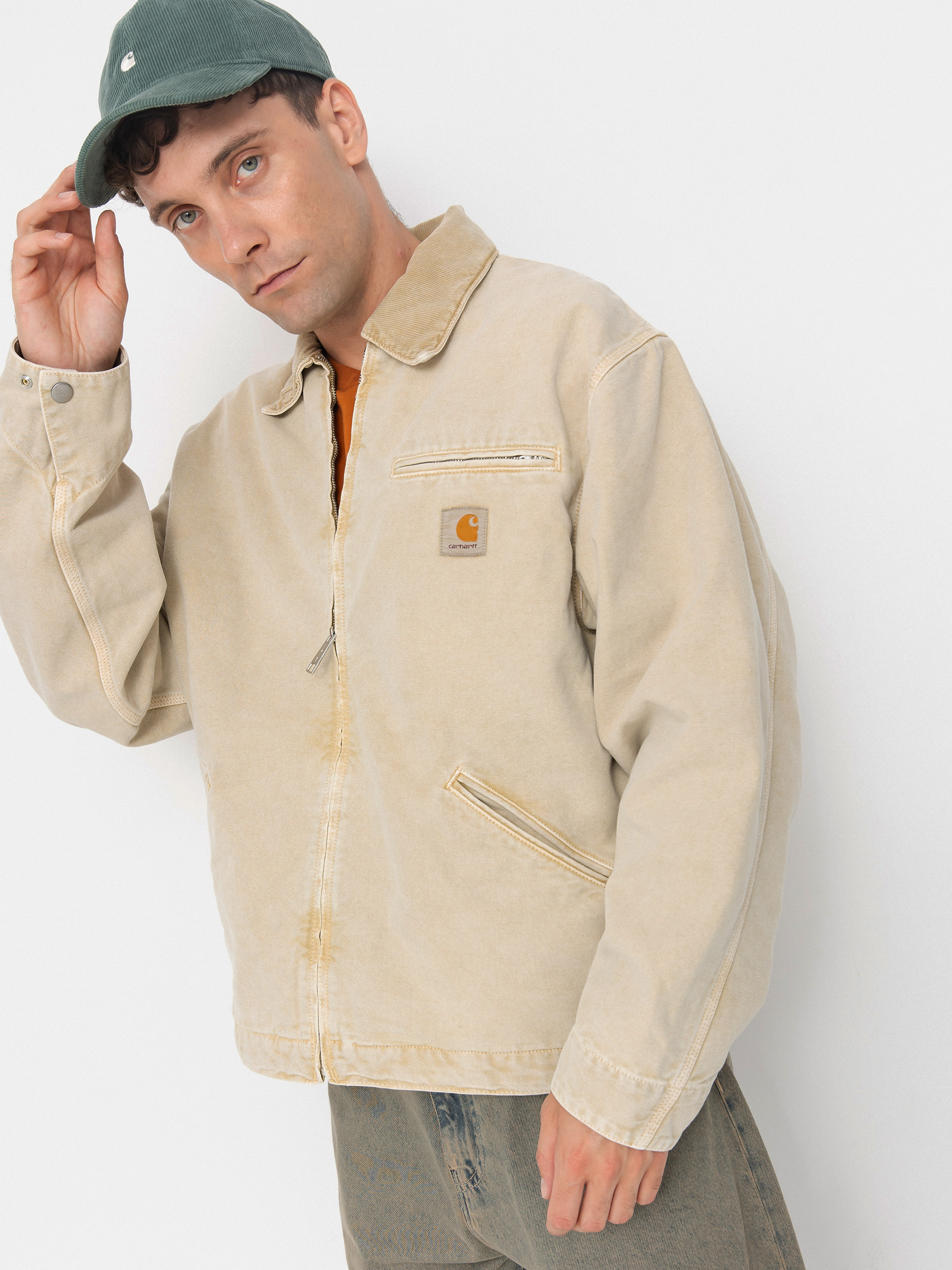 Яке Carhartt WIP OG Detroit (dusty h brown/dusty h brown/chalk wash)