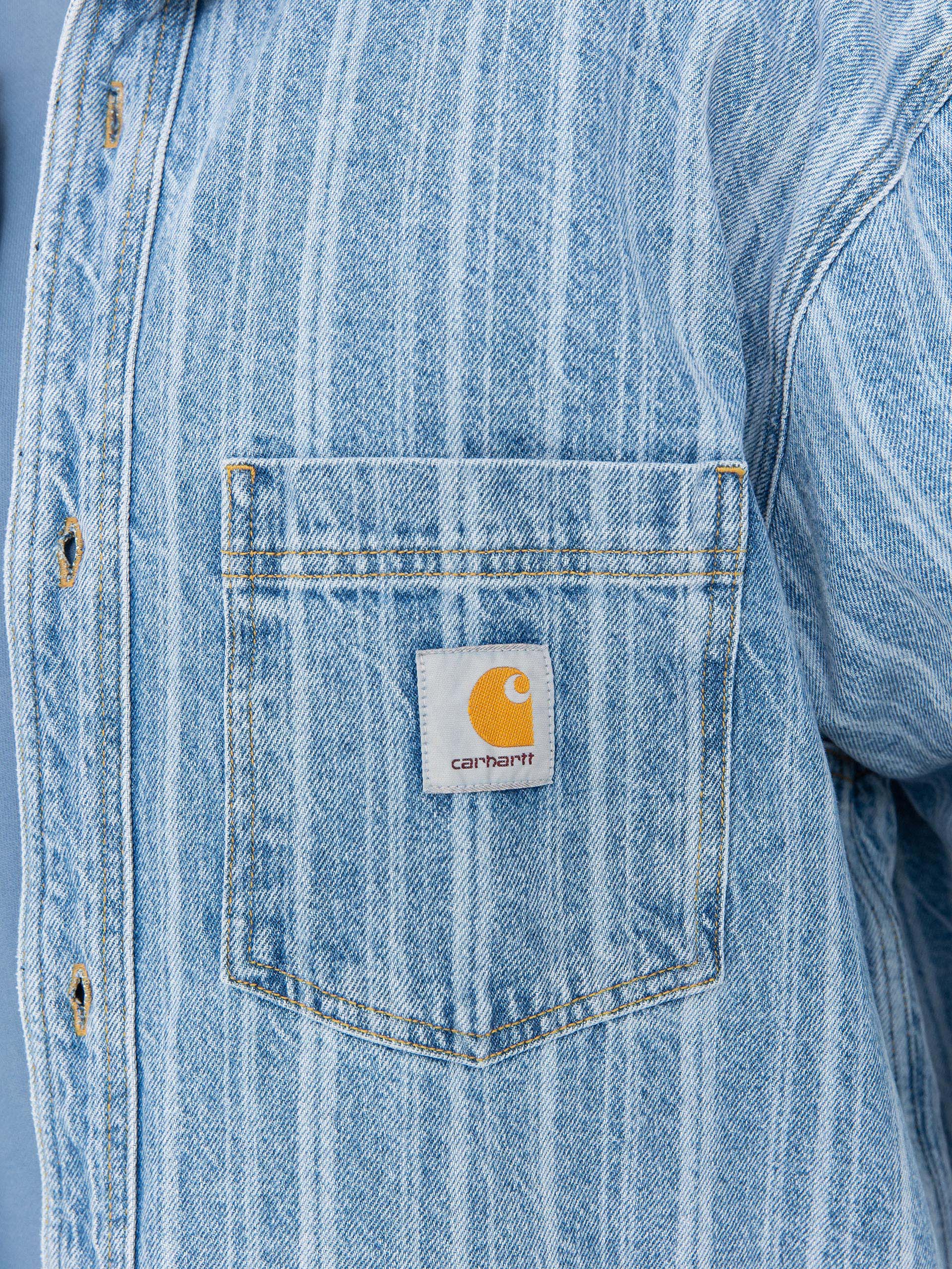 Яке Carhartt WIP Rylan (rylan stripe/blue/stone bleached)
