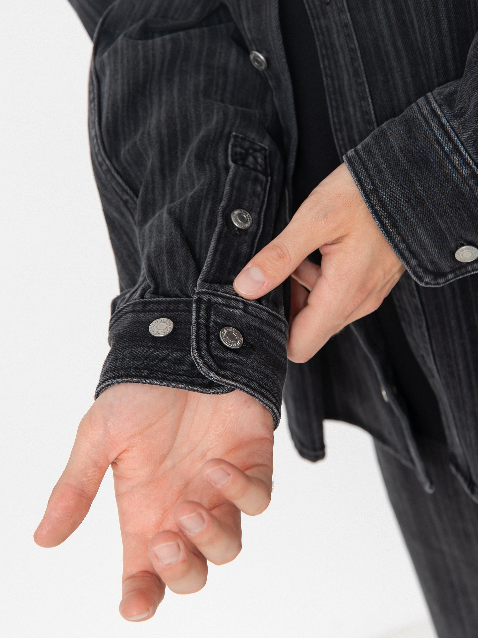 Яке Carhartt WIP Rylan (rylan stripe/black/stone washed)