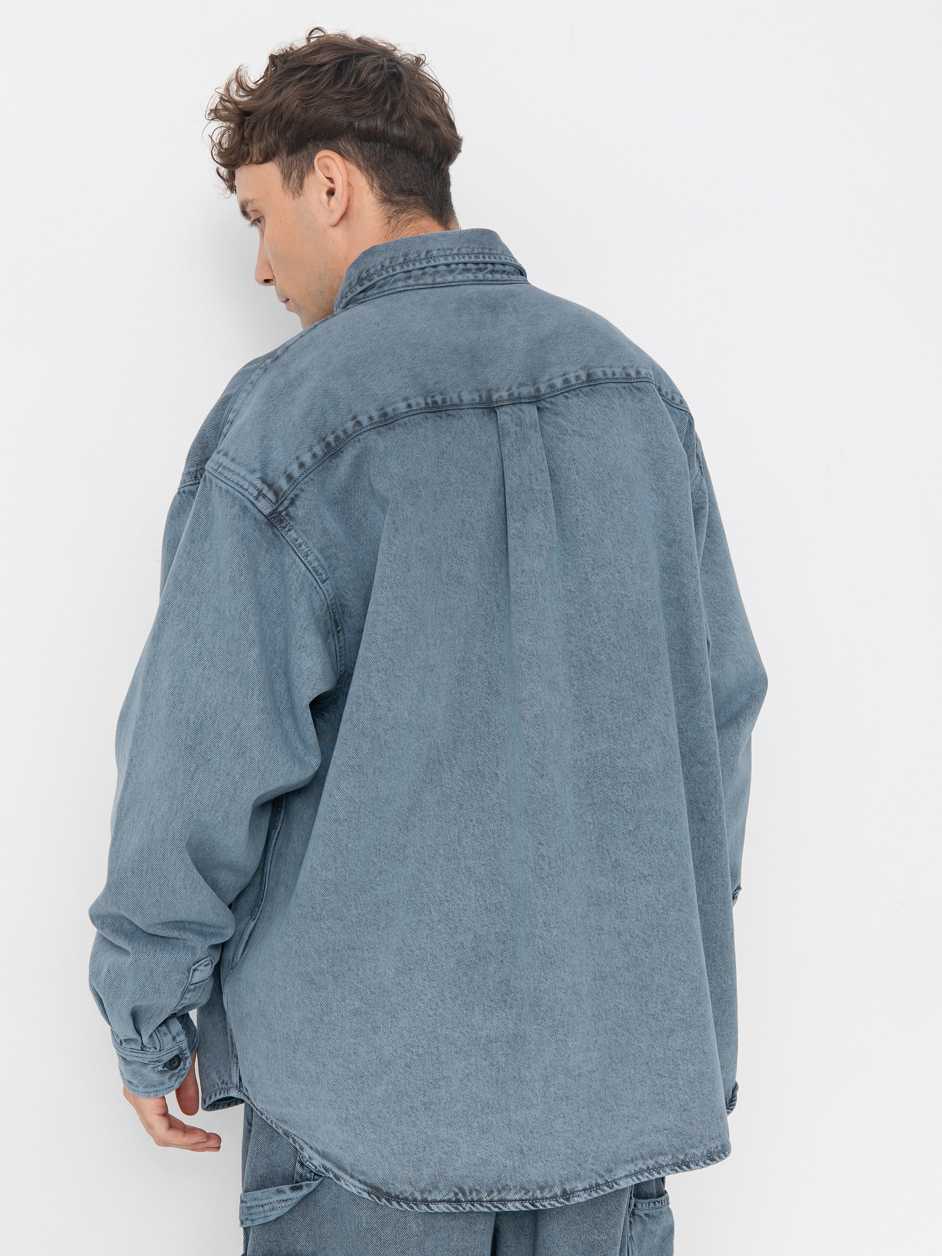 Яке Carhartt WIP Tigan (black/blue fog/garment dyed)