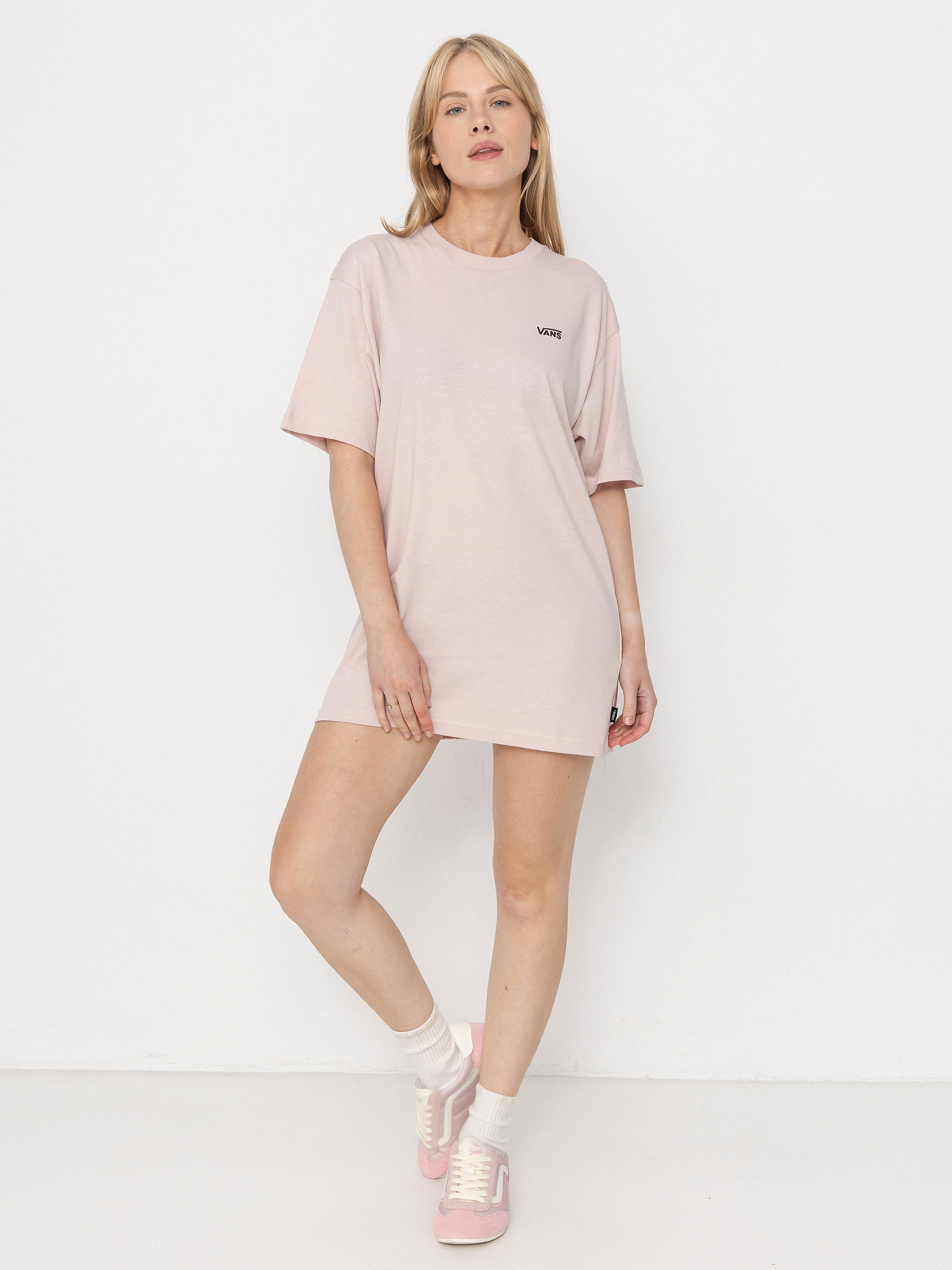 Тениска Vans Left Chest Logo Em Wmn (sepia rose)