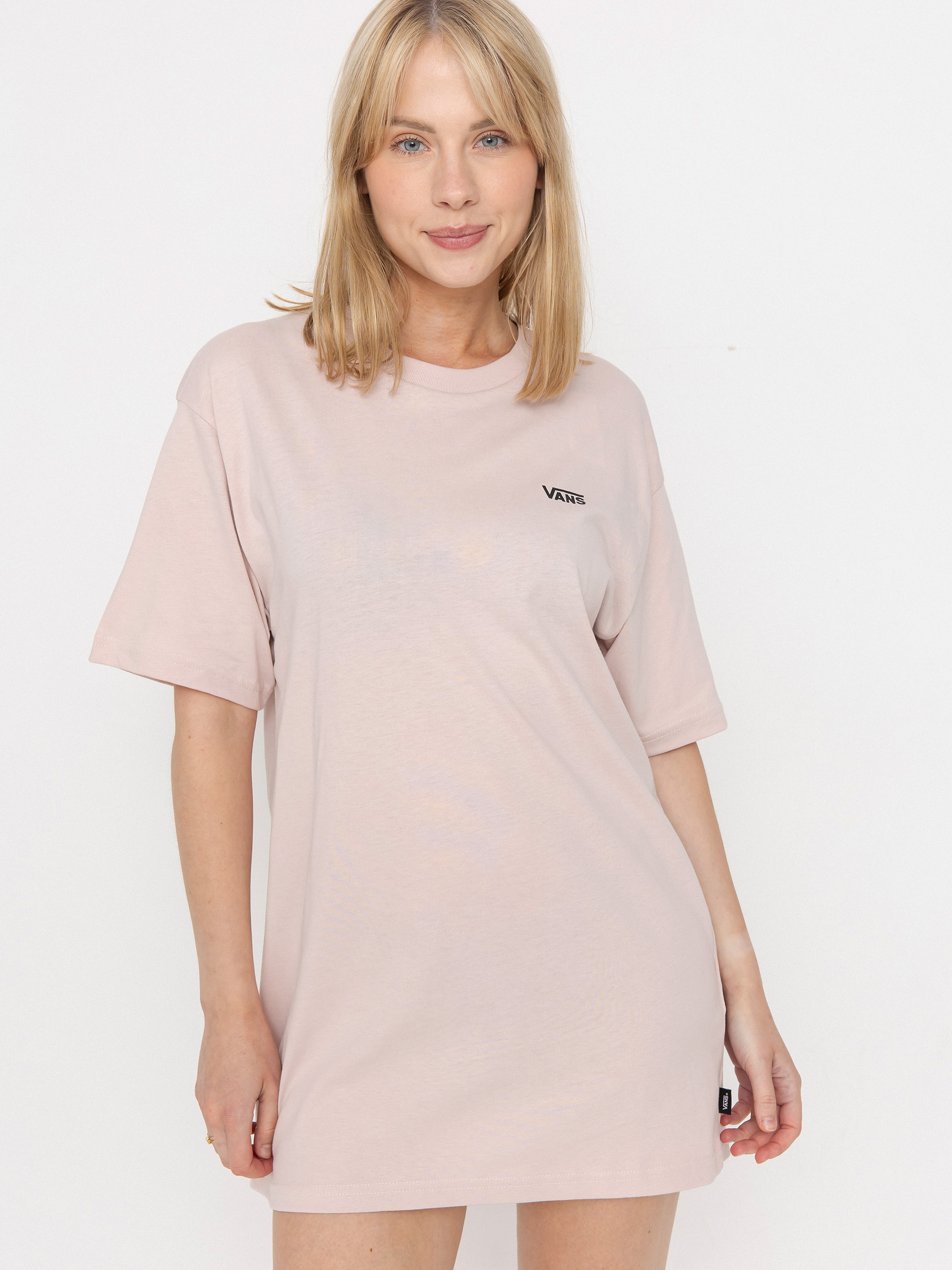 Тениска Vans Left Chest Logo Em Wmn (sepia rose)