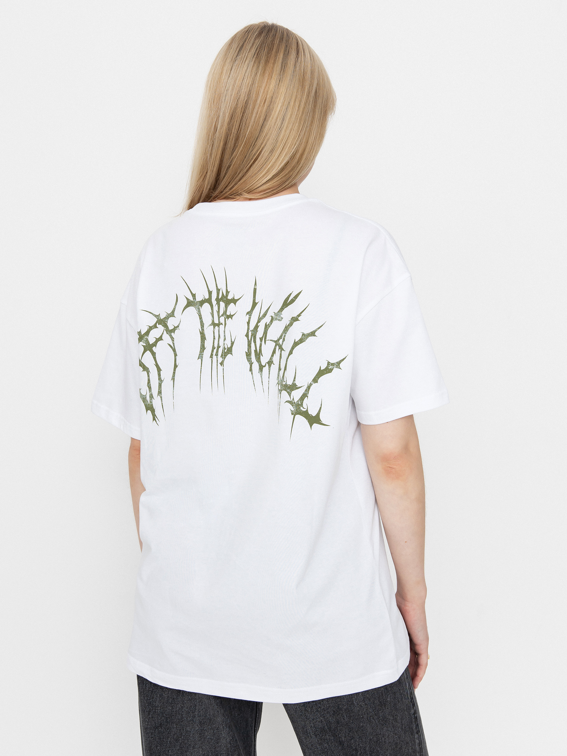 Тениска Vans Metal University Oversized Wmn (white)