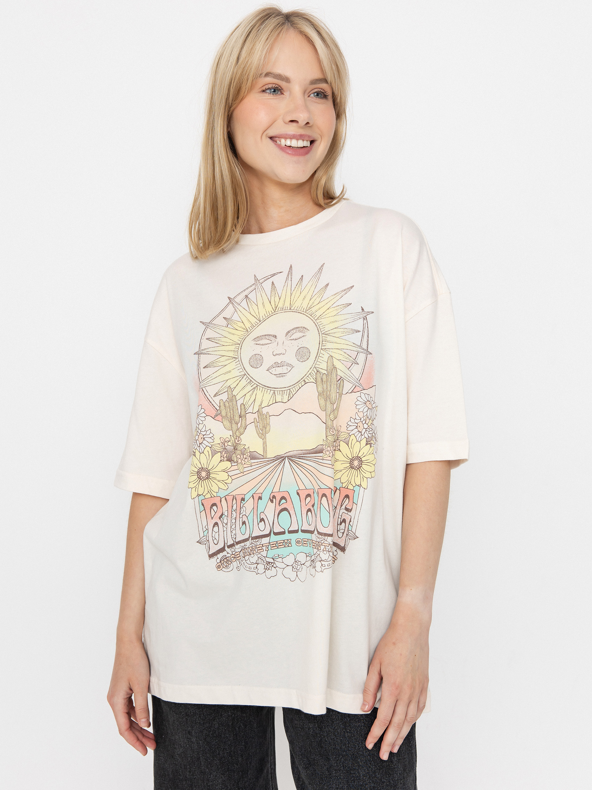 Тениска Billabong Chasin Sunshine Wmn (salt crystal)