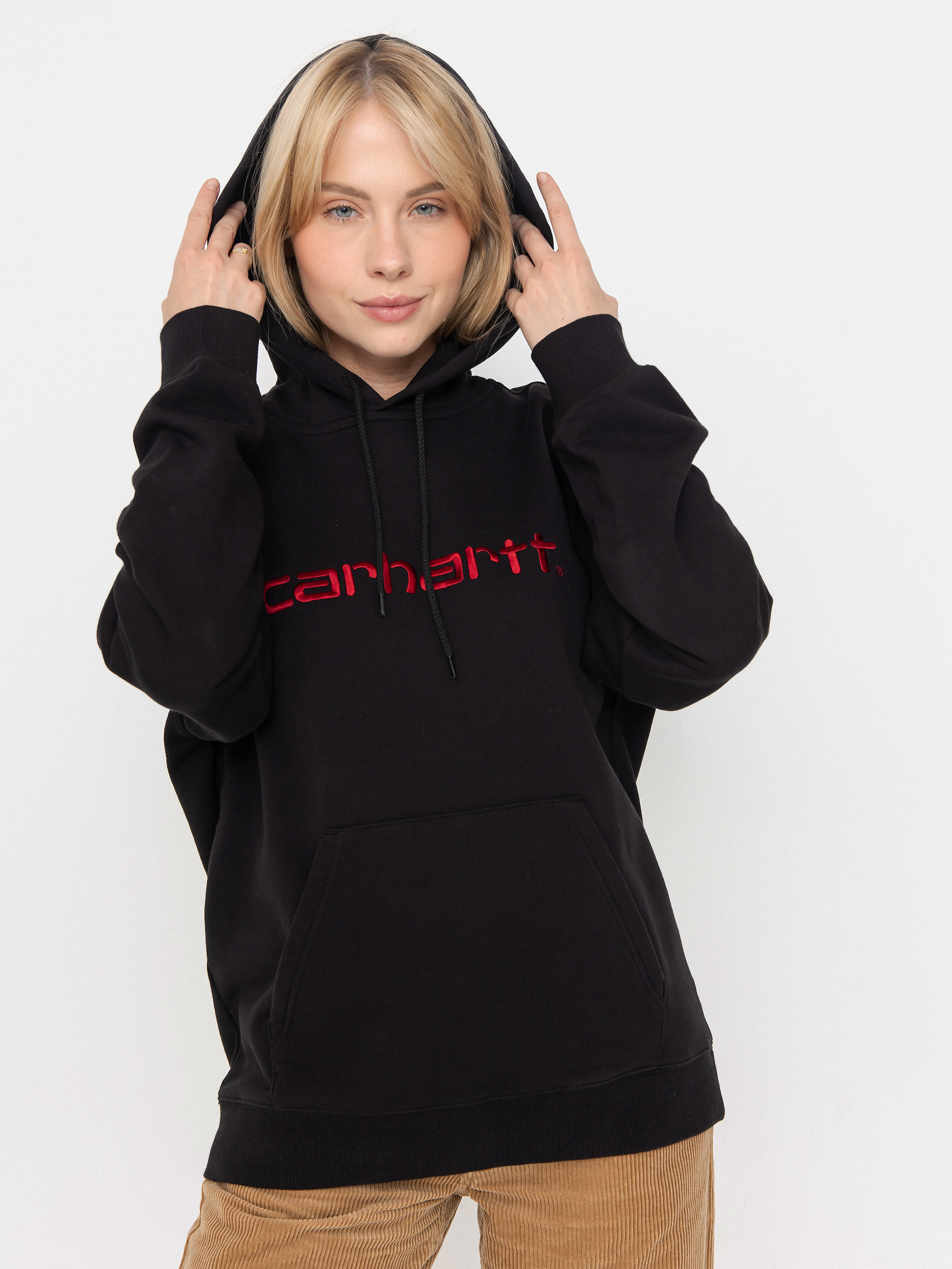 Суитшърт с качулка Carhartt WIP Carhartt HD Wmn