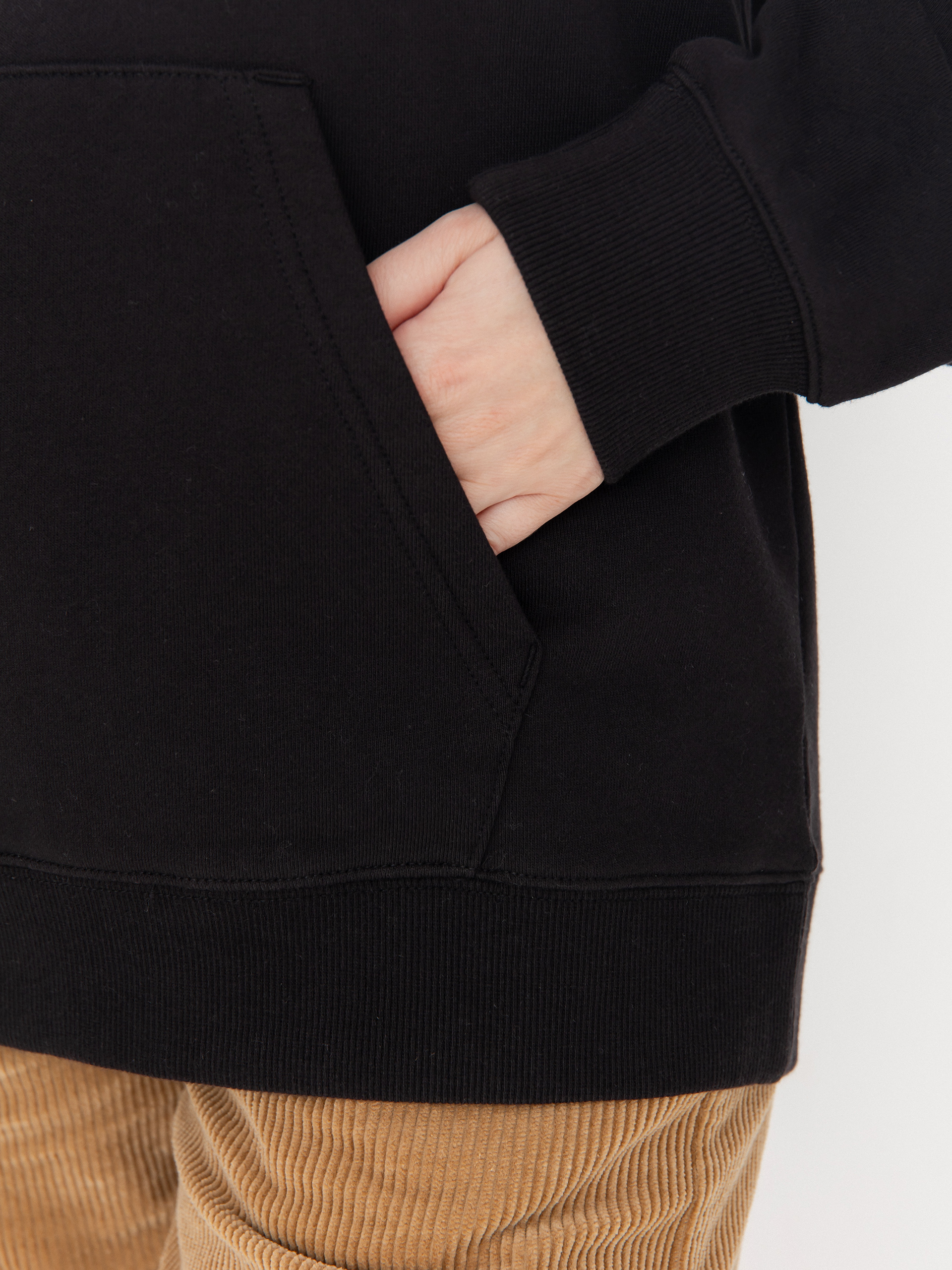 Суитшърт с качулка Carhartt WIP Carhartt HD Wmn (black/scarlet)