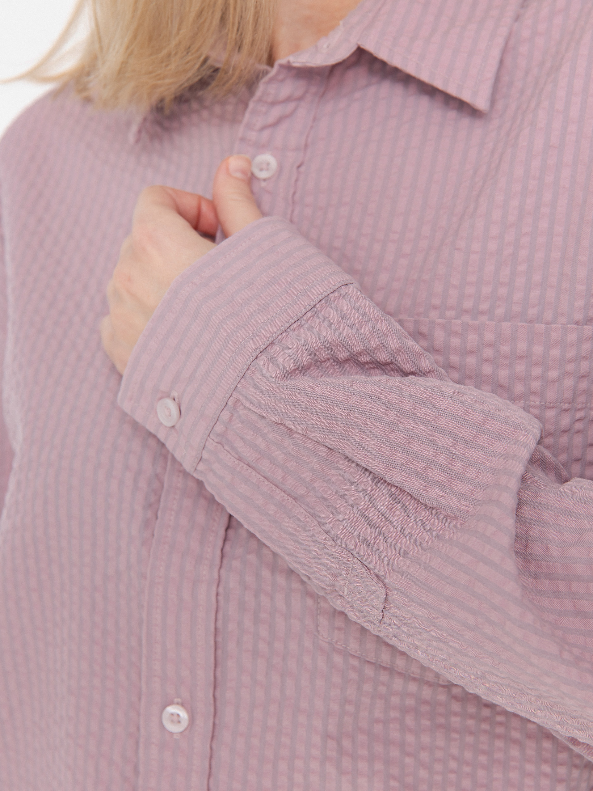 Риза Carhartt WIP Toland Wmn (toland stripe/pink fog)