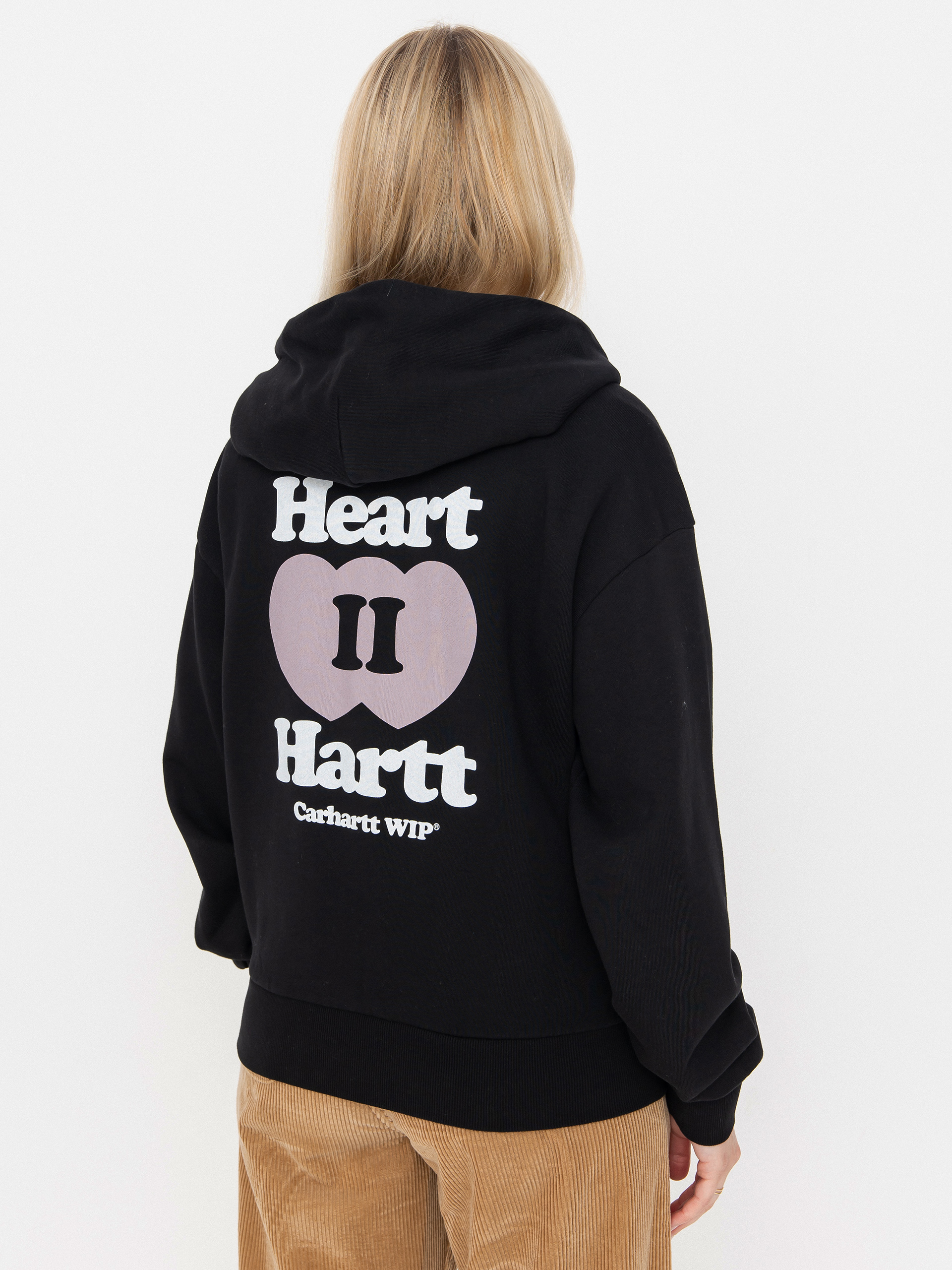 Суитшърт с качулка Carhartt WIP Heart II Hartt ZHD Wmn