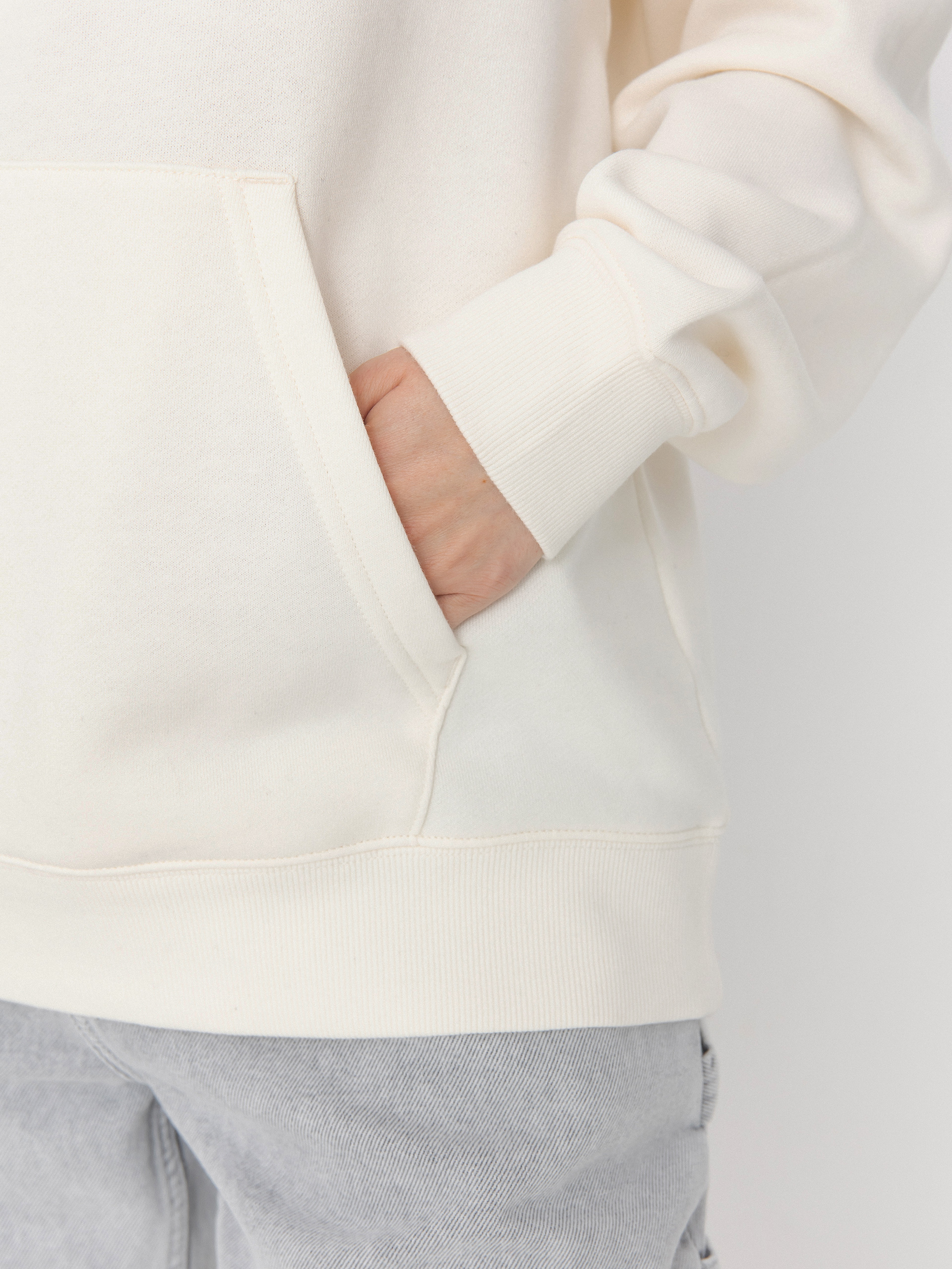 Суитшърт с качулка Carhartt WIP Carhartt HD Wmn (wax/wolfsbane)