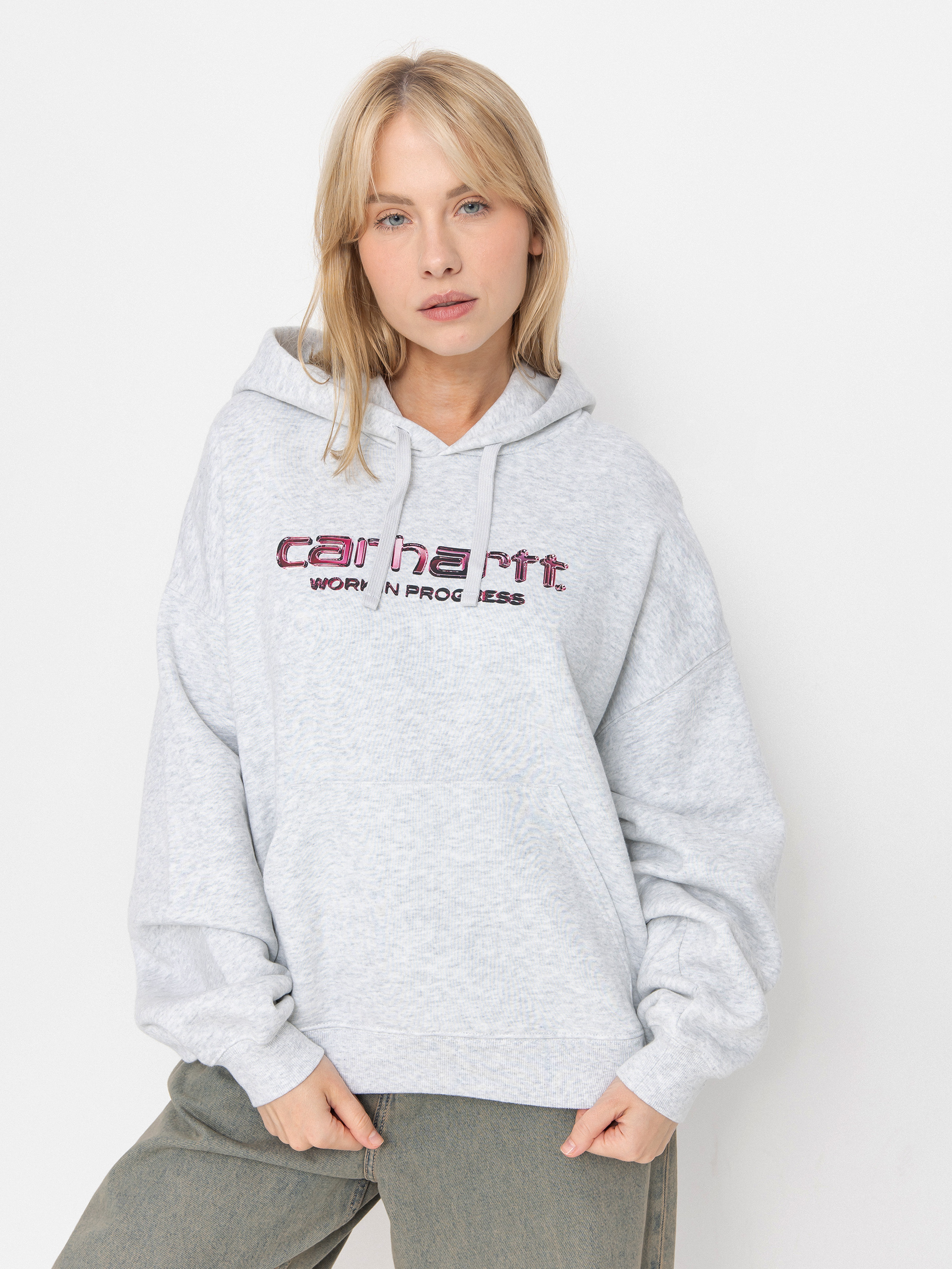 Суитшърт Carhartt WIP Solar Chrome HD Wmn (ash heather)
