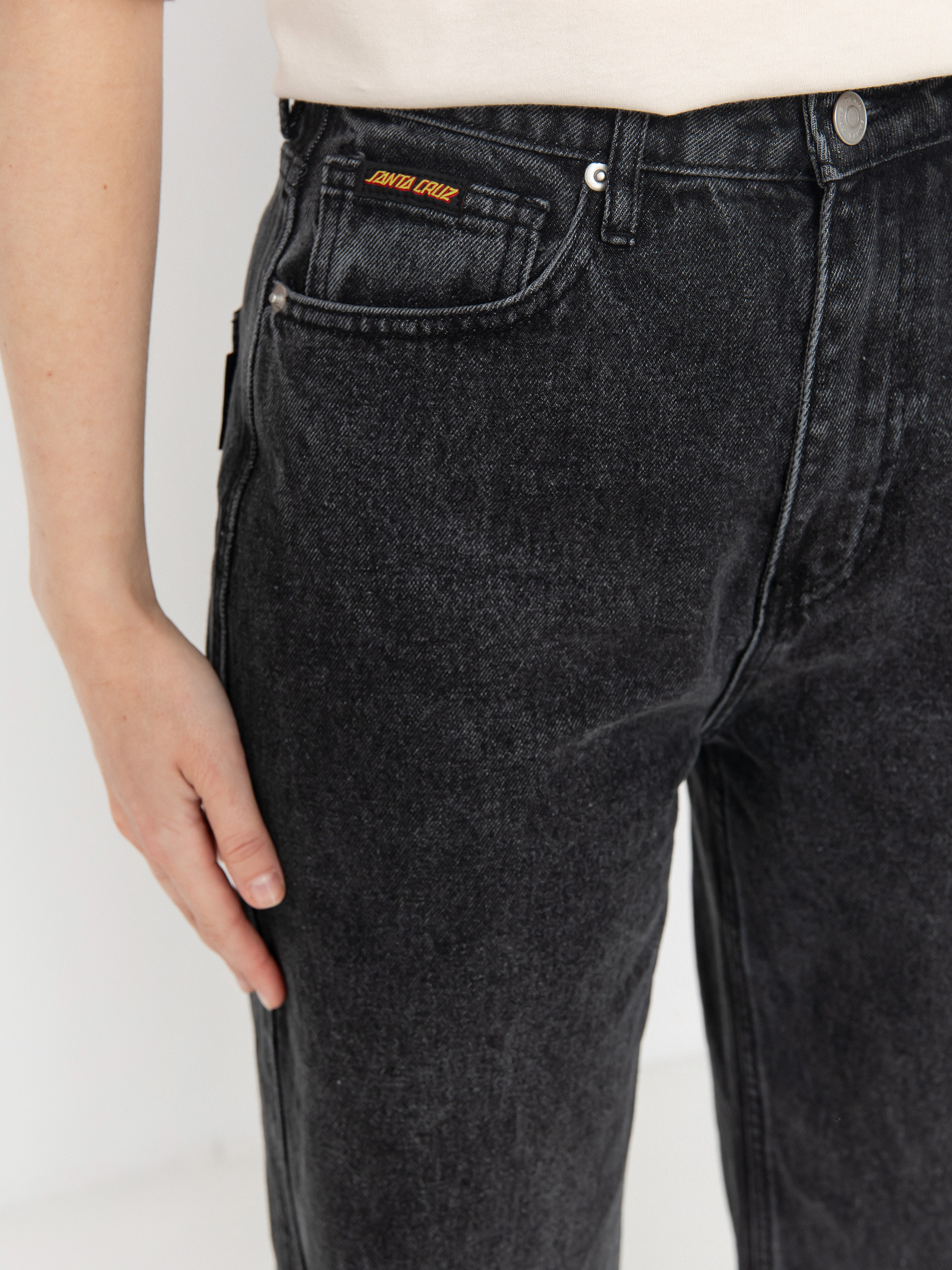 Панталони Santa Cruz Classic Baggy Jeans Wmn (black wash)