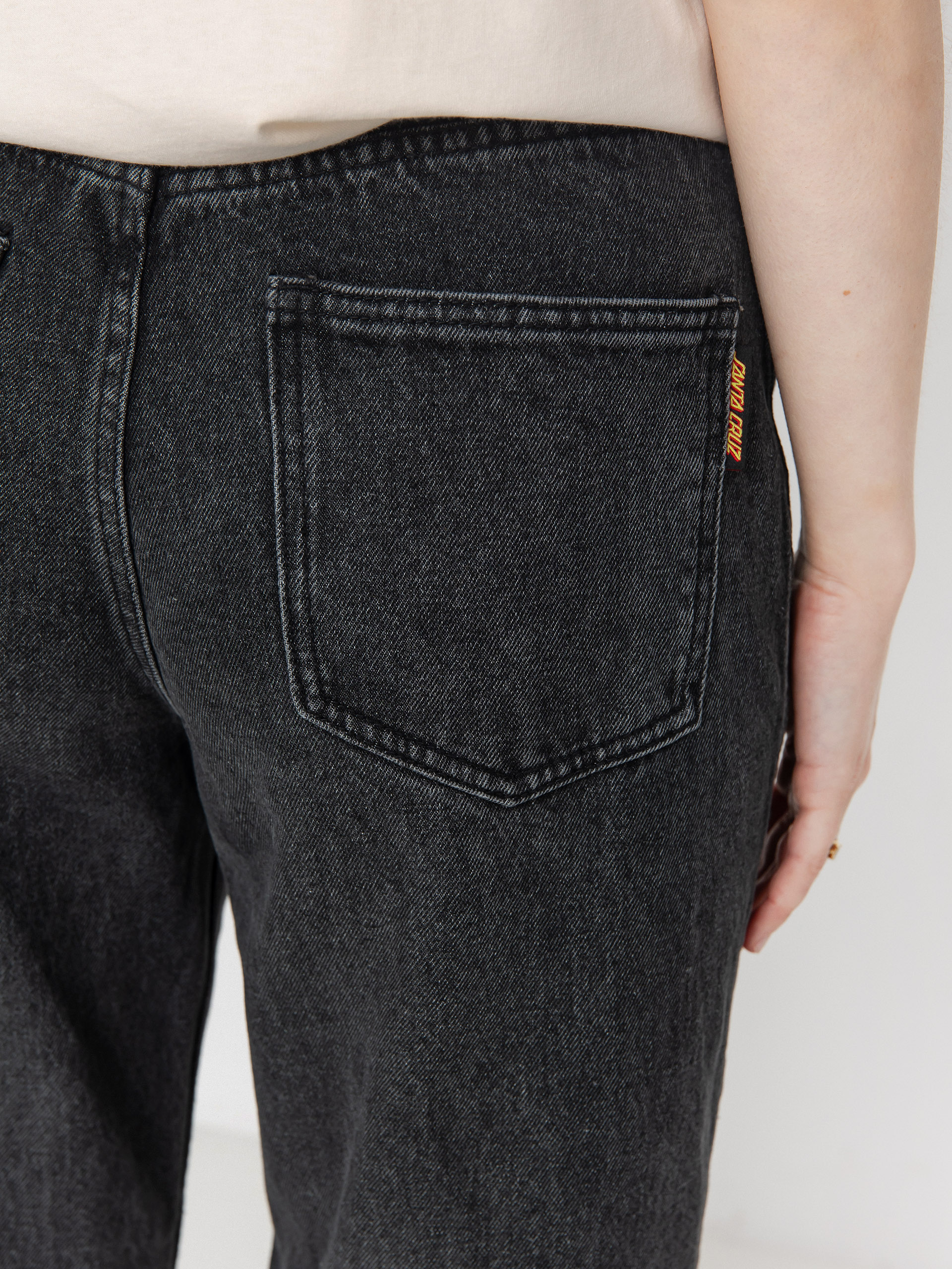 Панталони Santa Cruz Classic Baggy Jeans Wmn (black wash)