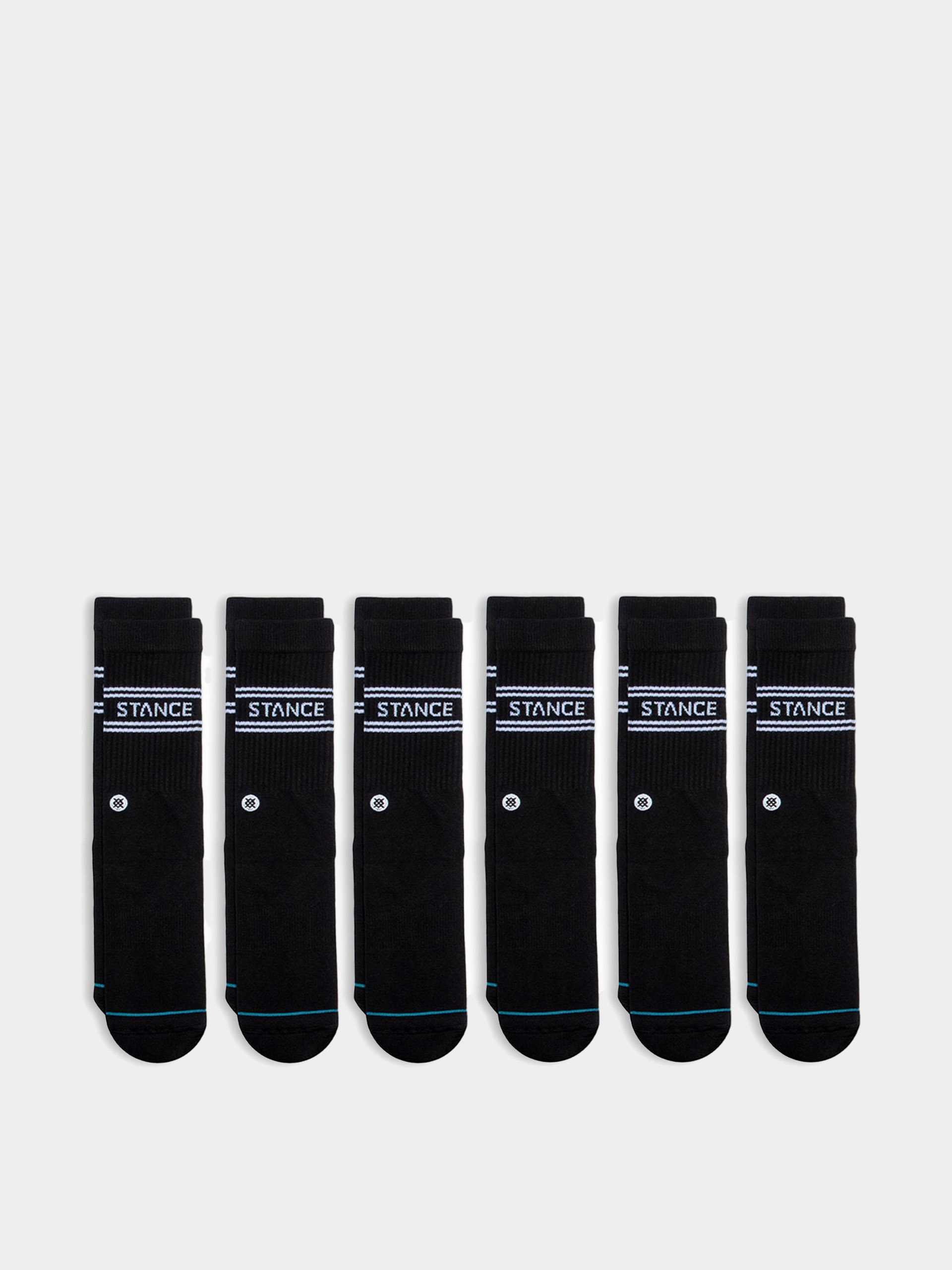 u0427u043eu0440u0430u043fu0438 Stance Basic Crew 6 Pk (black)