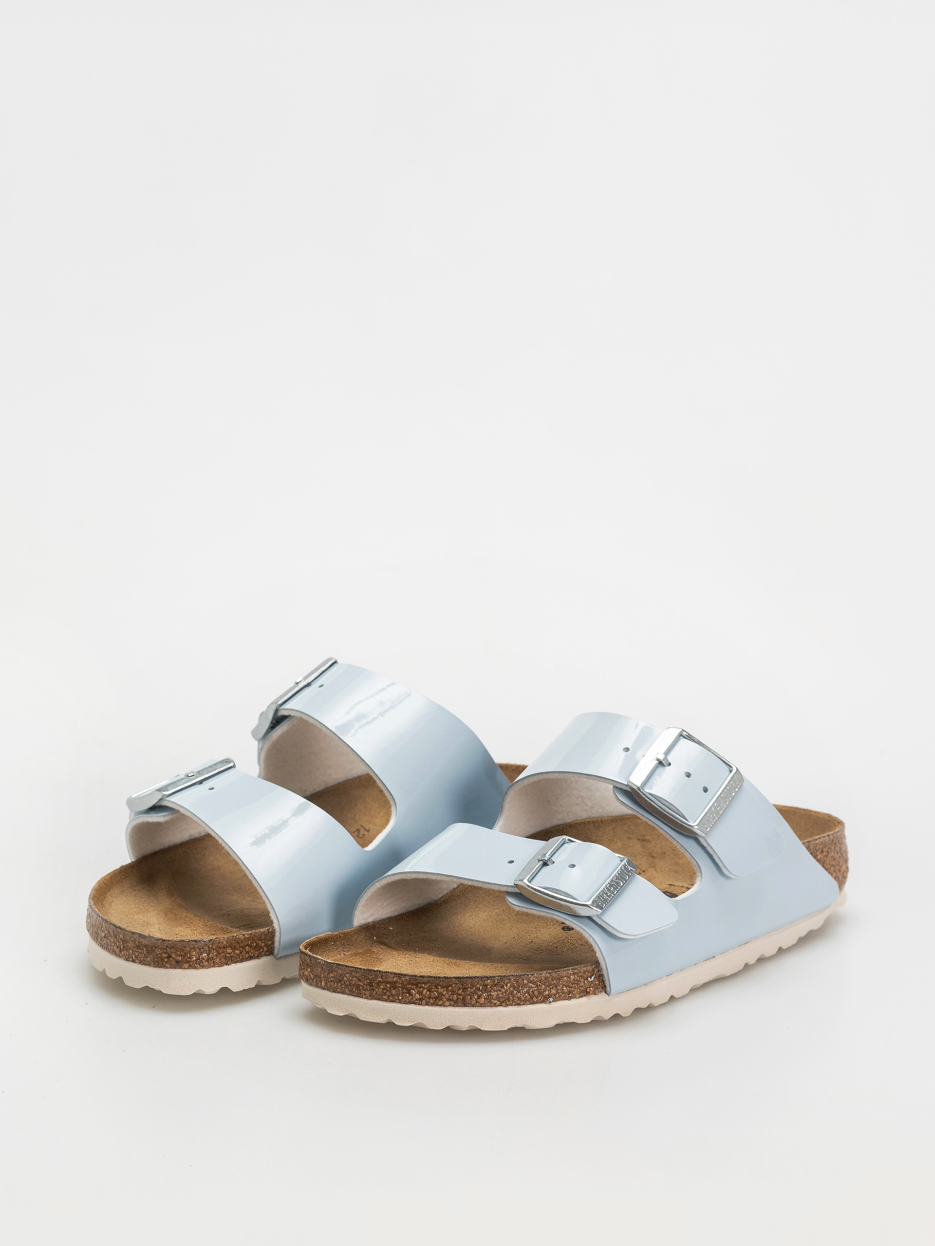 Чехли Birkenstock Arizona Briko Flor Narrow Wmn (patent baby blue)