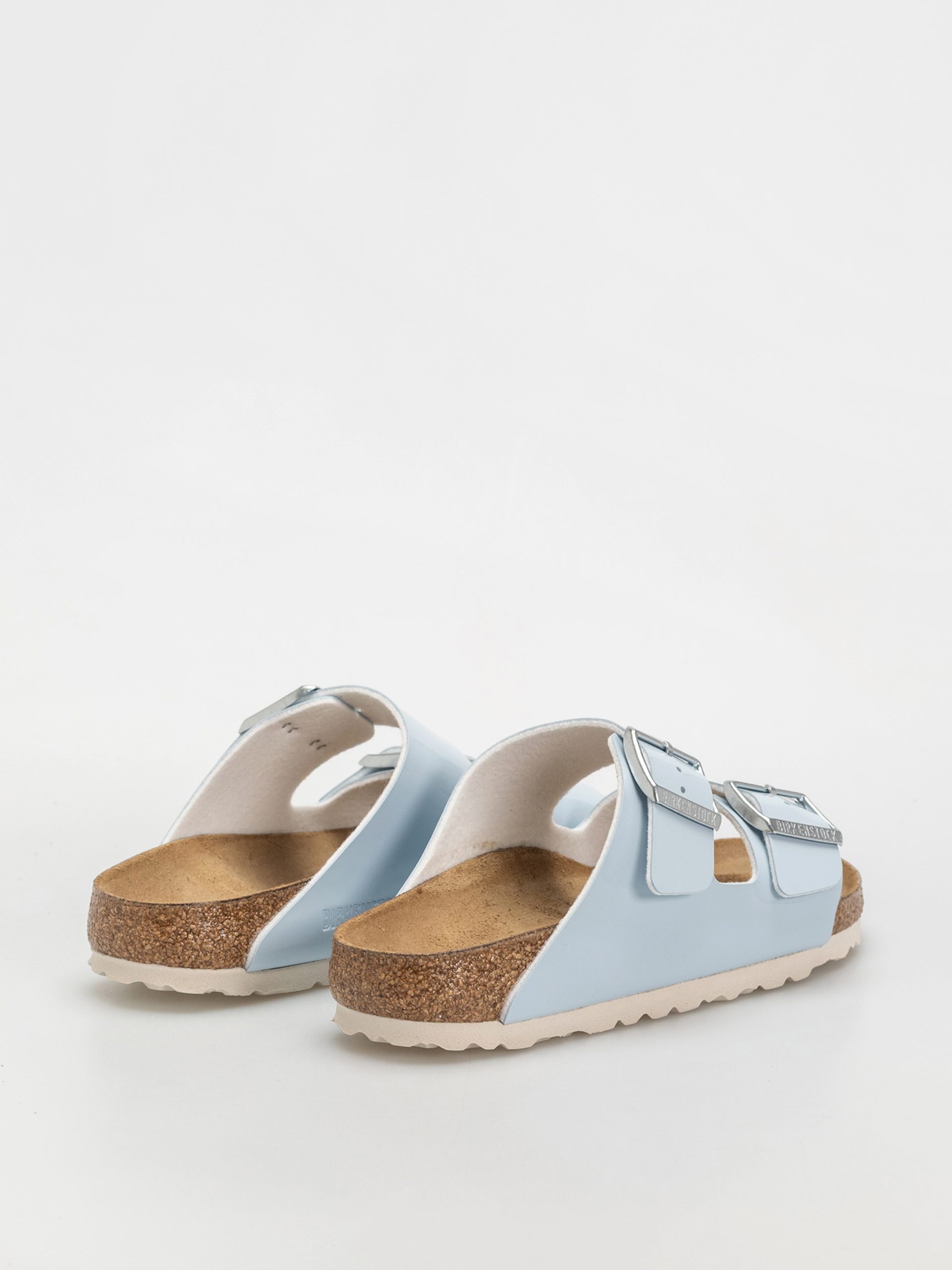 Чехли Birkenstock Arizona Briko Flor Narrow Wmn (patent baby blue)